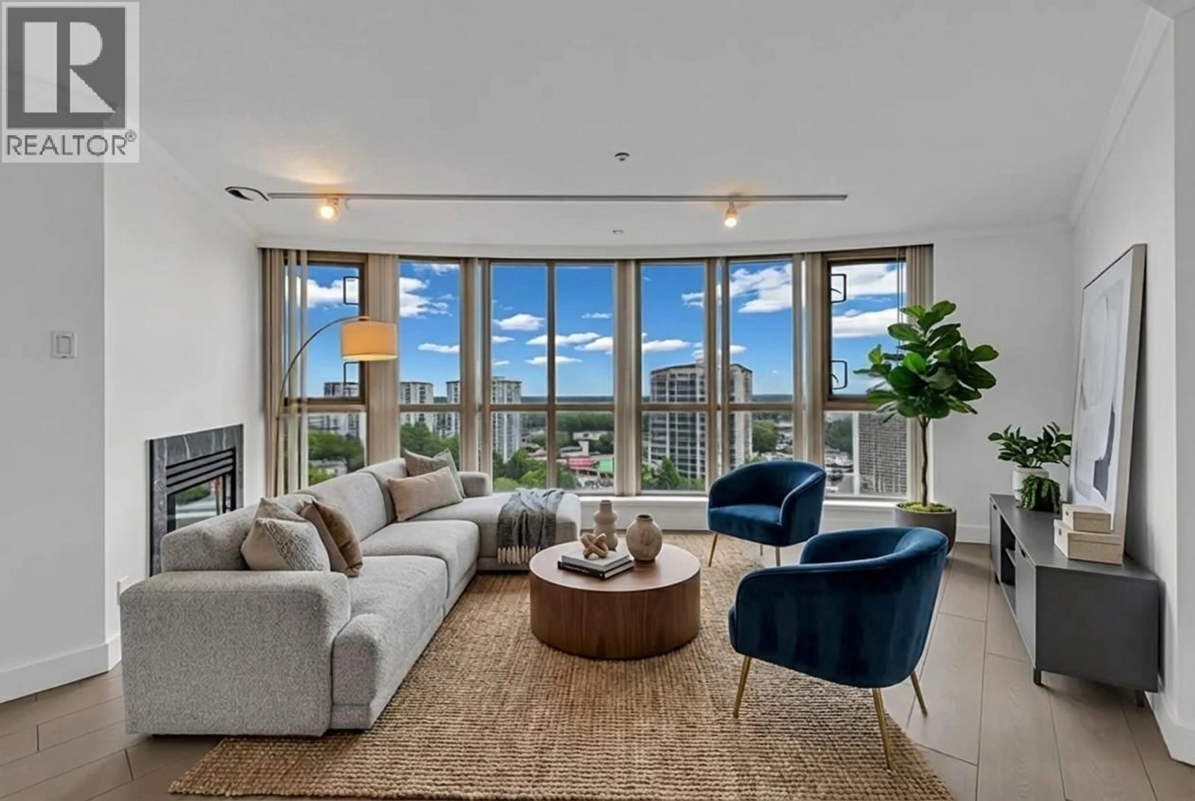 Living room with furniture, unknown for 1202 - 8111 ANDERSON ROAD, Richmond British Columbia V6Y3Z8