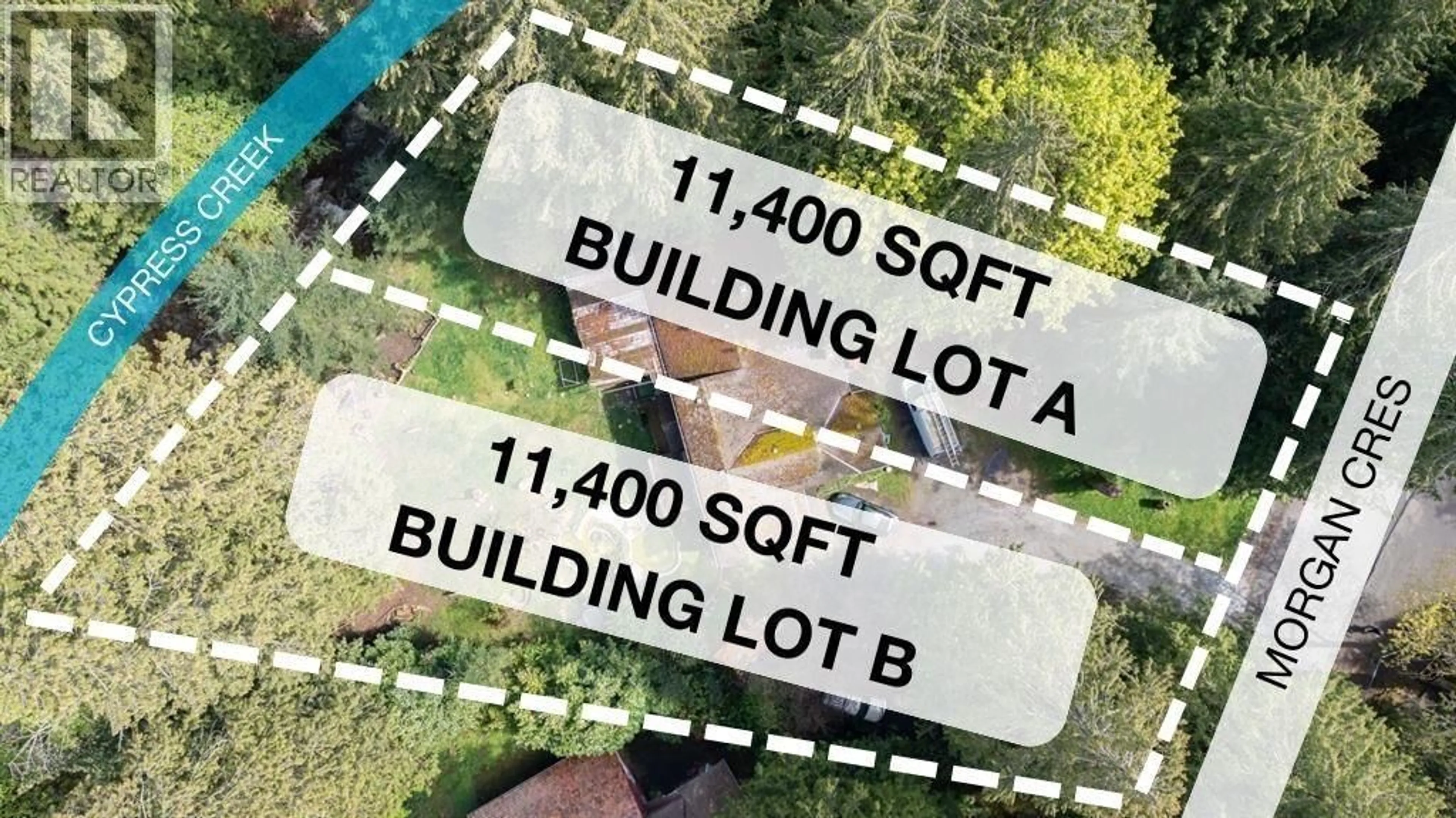 A pic from outside/outdoor area/front of a property/back of a property/a pic from drone, building for LOT B - 4363 MORGAN CRESCENT, West Vancouver British Columbia V7V2P1