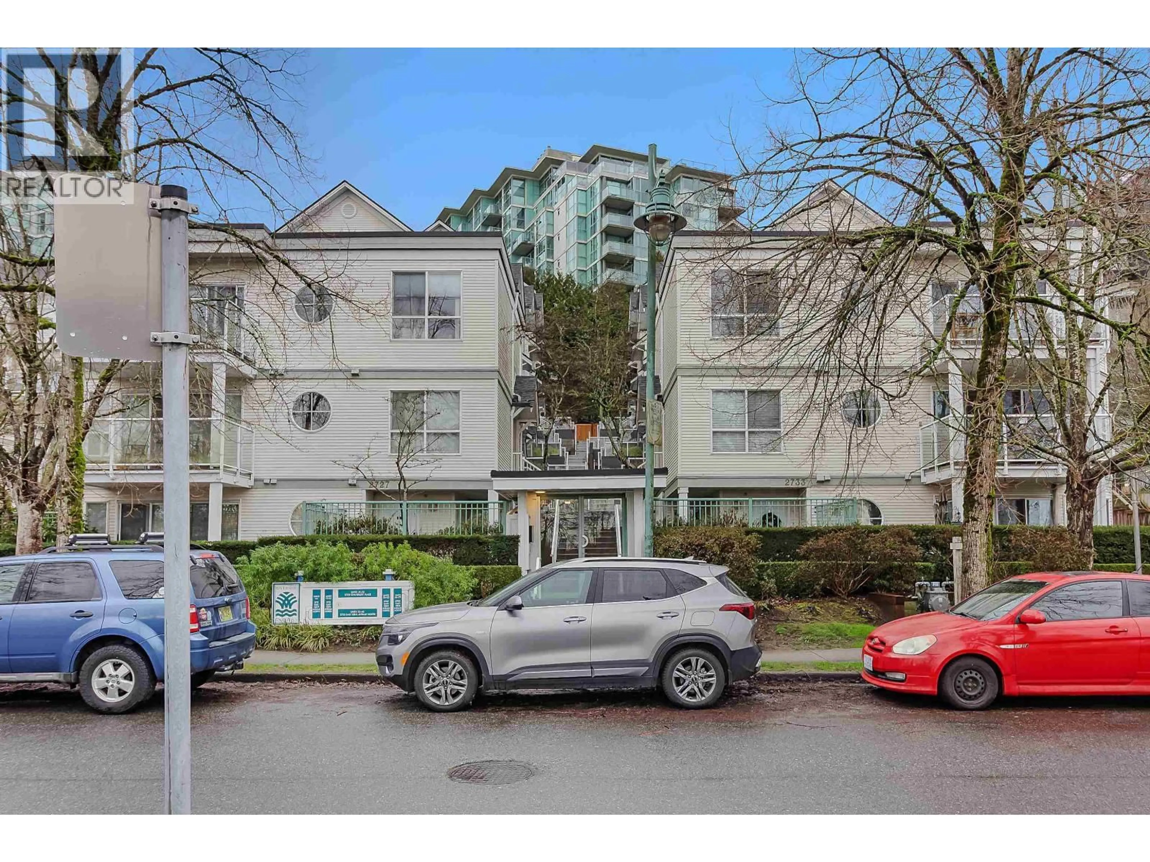 A pic from outside/outdoor area/front of a property/back of a property/a pic from drone, street for 64 - 2727 KENT AVENUE NORTH, Vancouver British Columbia V5S3T9