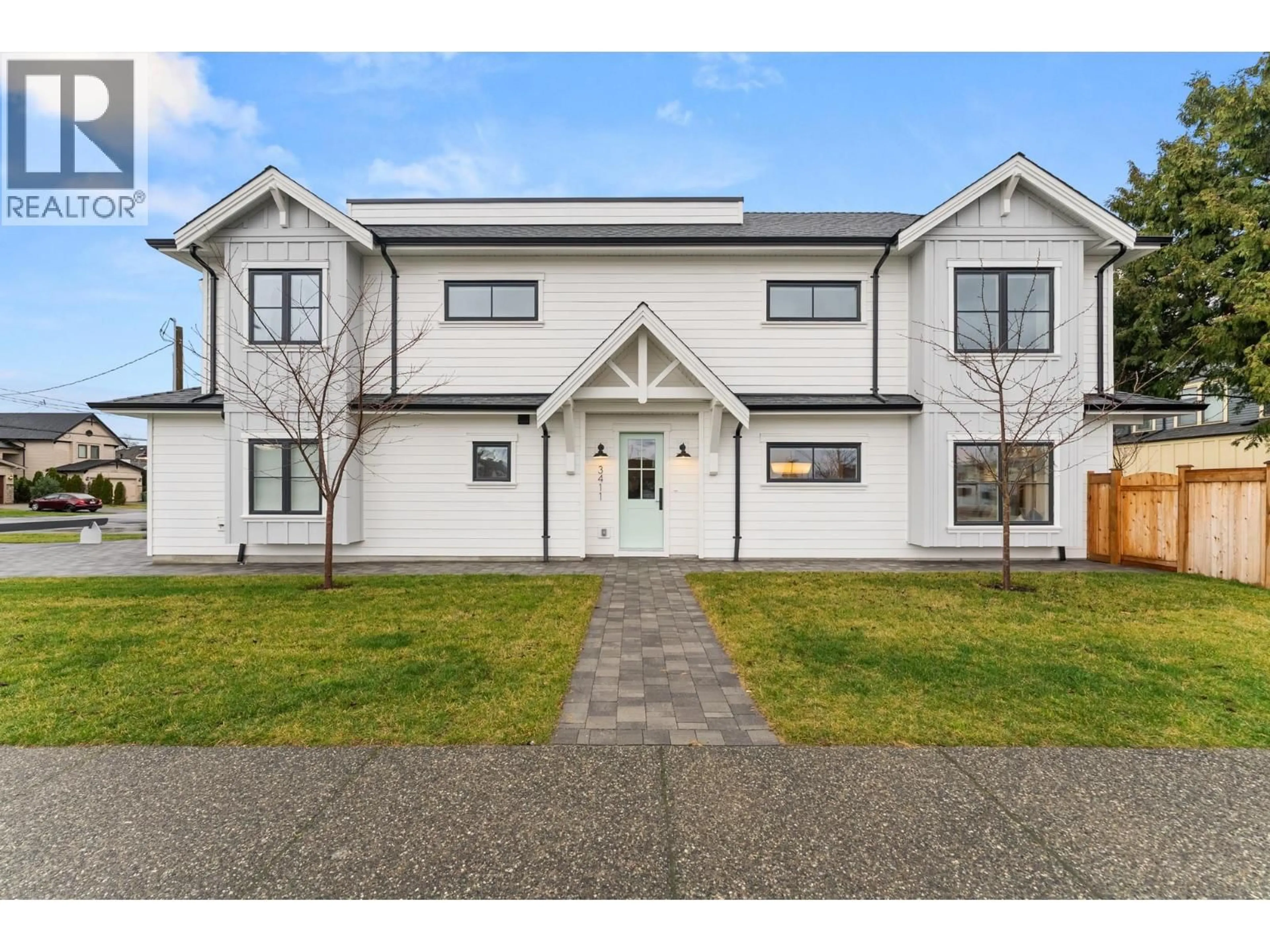 A pic from outside/outdoor area/front of a property/back of a property/a pic from drone, building for 3411 CHATHAM STREET, Richmond British Columbia V7E2Y9