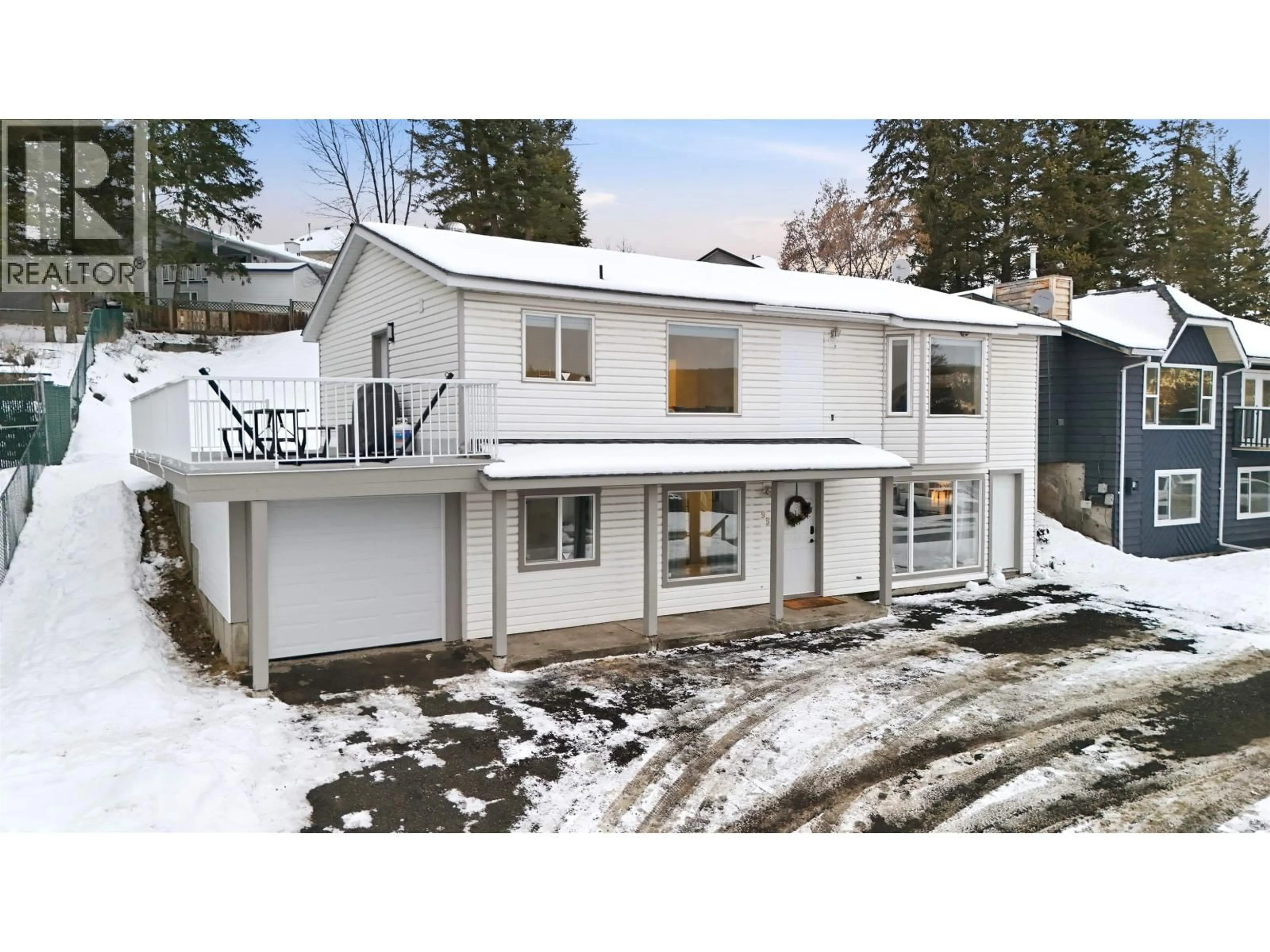 Home with vinyl exterior material, street for 99 WESTRIDGE DRIVE, Williams Lake British Columbia V2G5K3