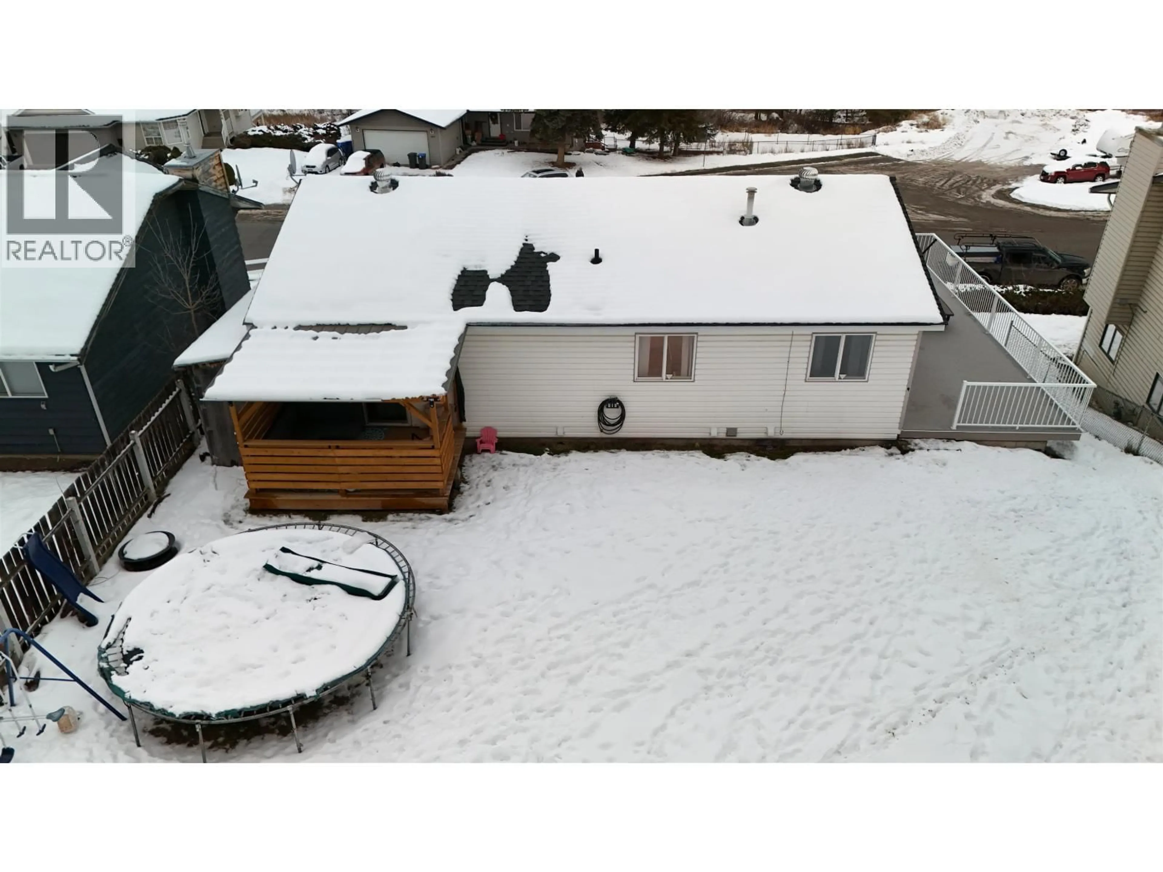 A pic from outside/outdoor area/front of a property/back of a property/a pic from drone, unknown for 99 WESTRIDGE DRIVE, Williams Lake British Columbia V2G5K3