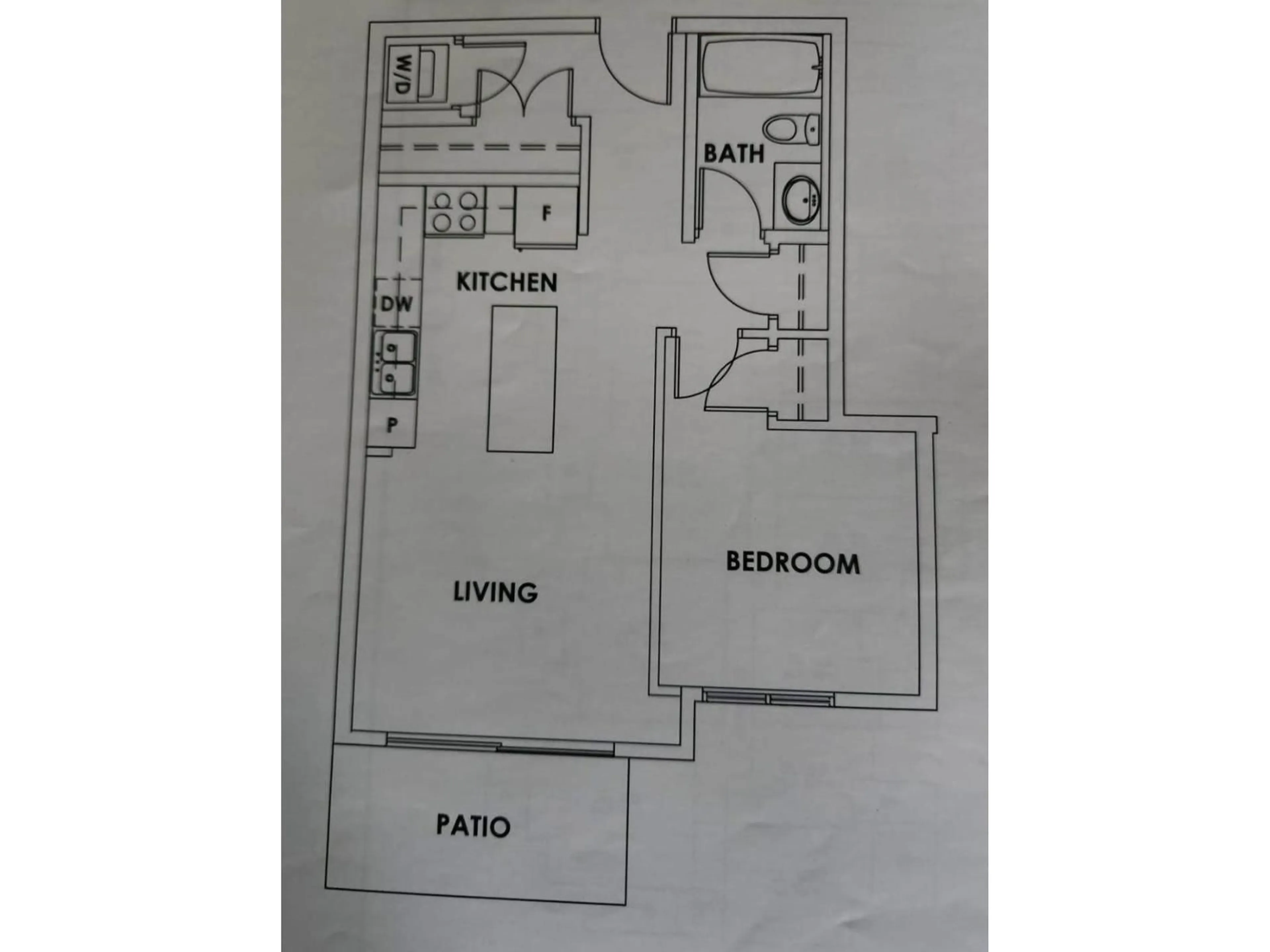 Floor plan for B102 - 20838 78B AVENUE, Langley British Columbia V2Y3M2