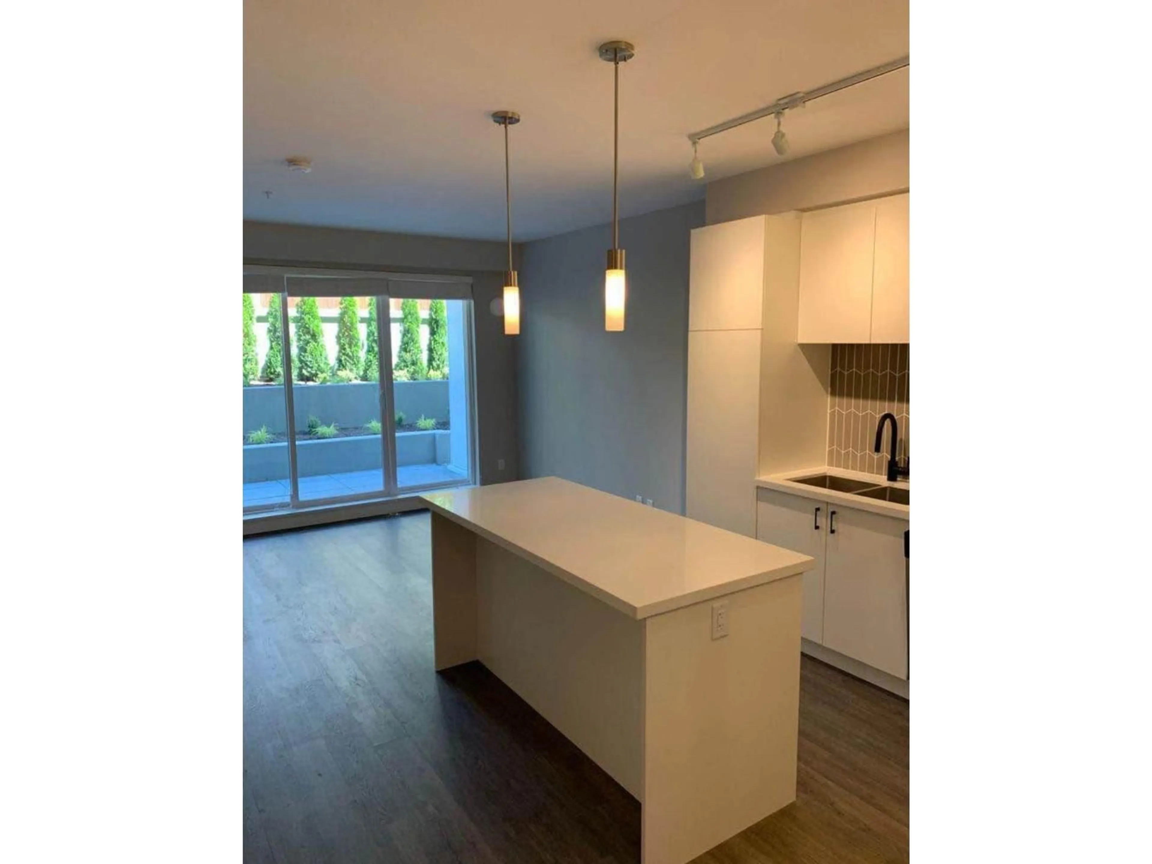 Open concept kitchen, wood/laminate floor for B102 - 20838 78B AVENUE, Langley British Columbia V2Y3M2