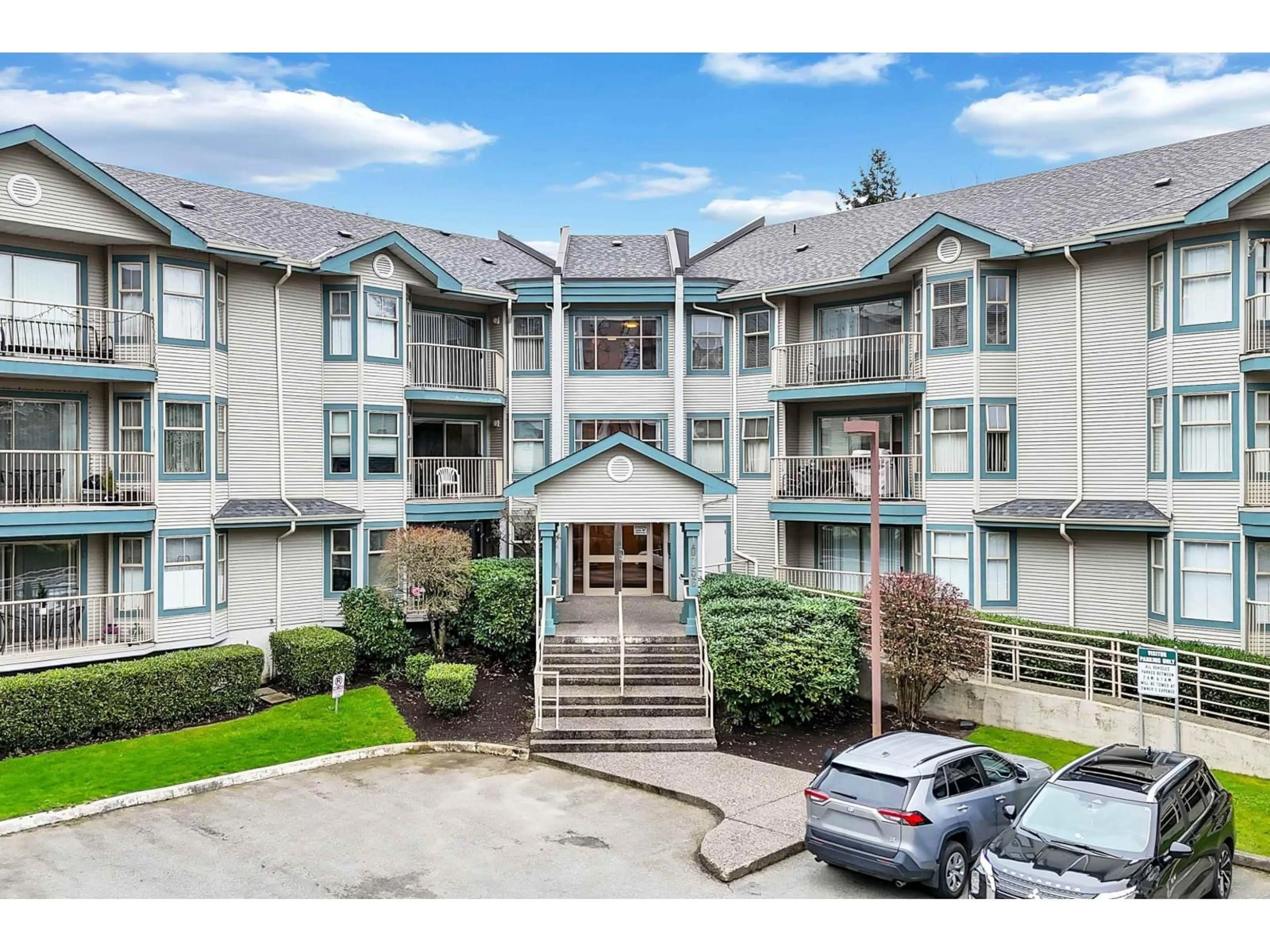 A pic from outside/outdoor area/front of a property/back of a property/a pic from drone, mountain view for 110 - 10756 138 STREET, Surrey British Columbia V3T4K5