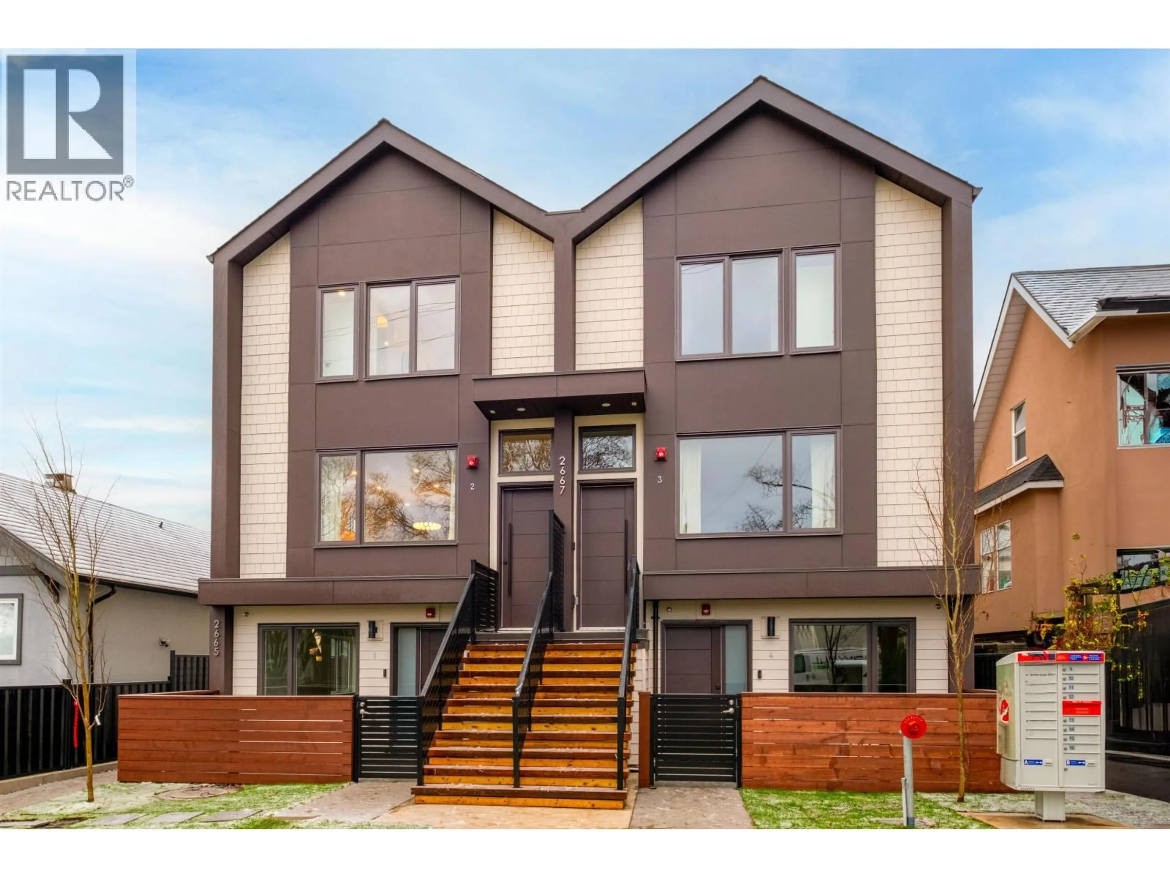 Home with brick exterior material, street for 4 - 2667 PENDER STREET, Vancouver British Columbia V5K2B6