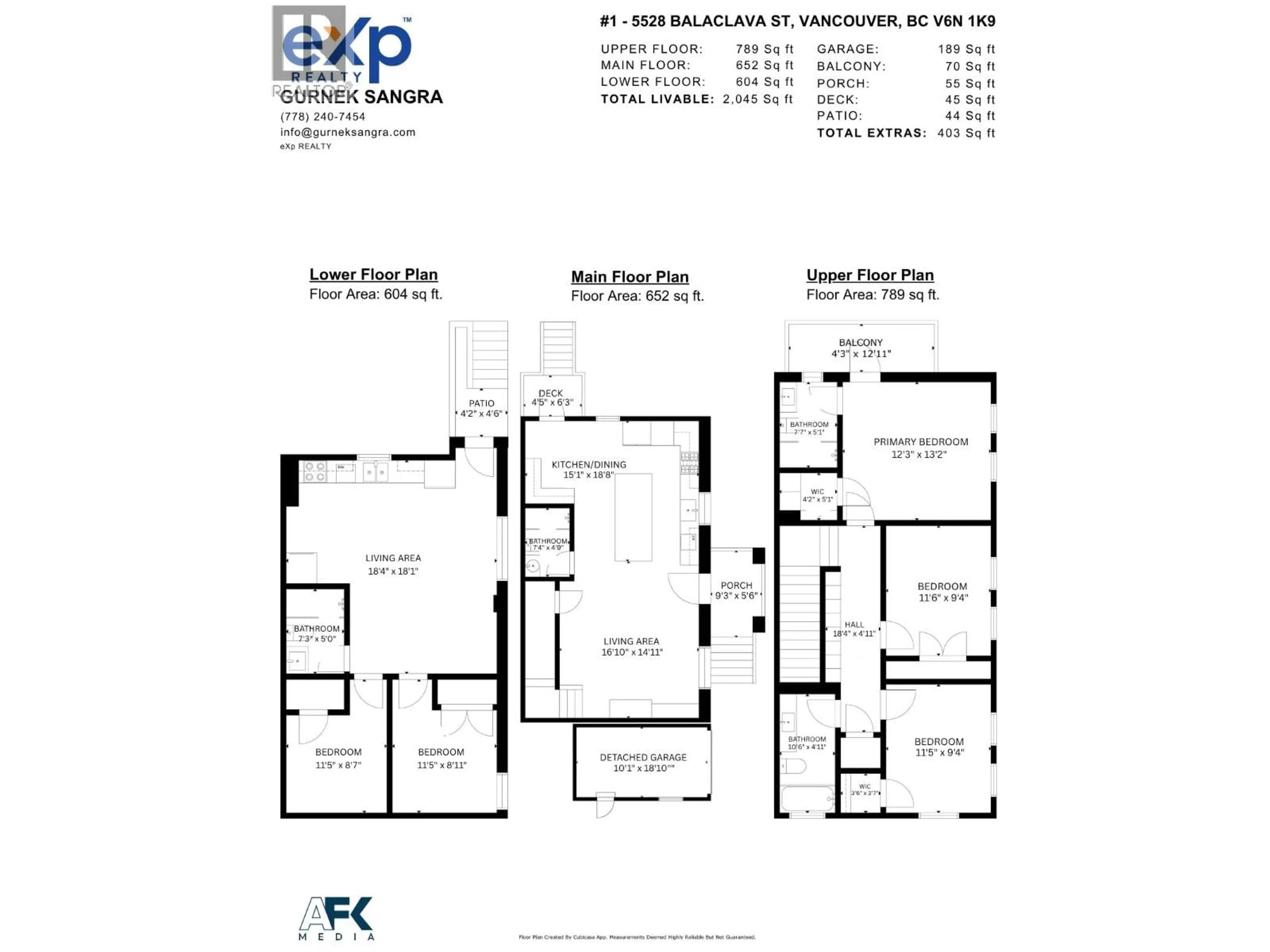 Floor plan for 5528 BALACLAVA STREET, Vancouver British Columbia V6N1L1