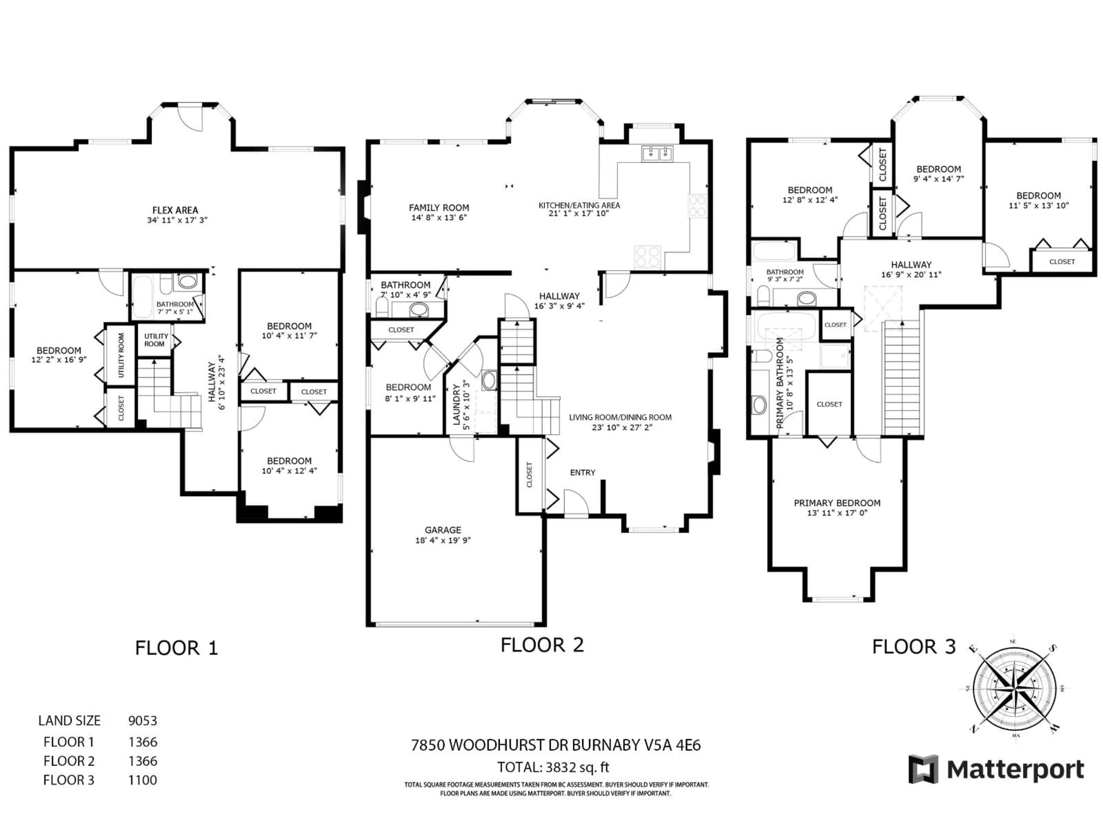 Floor plan for 14766 31 AVENUE, Surrey British Columbia V4P3E7