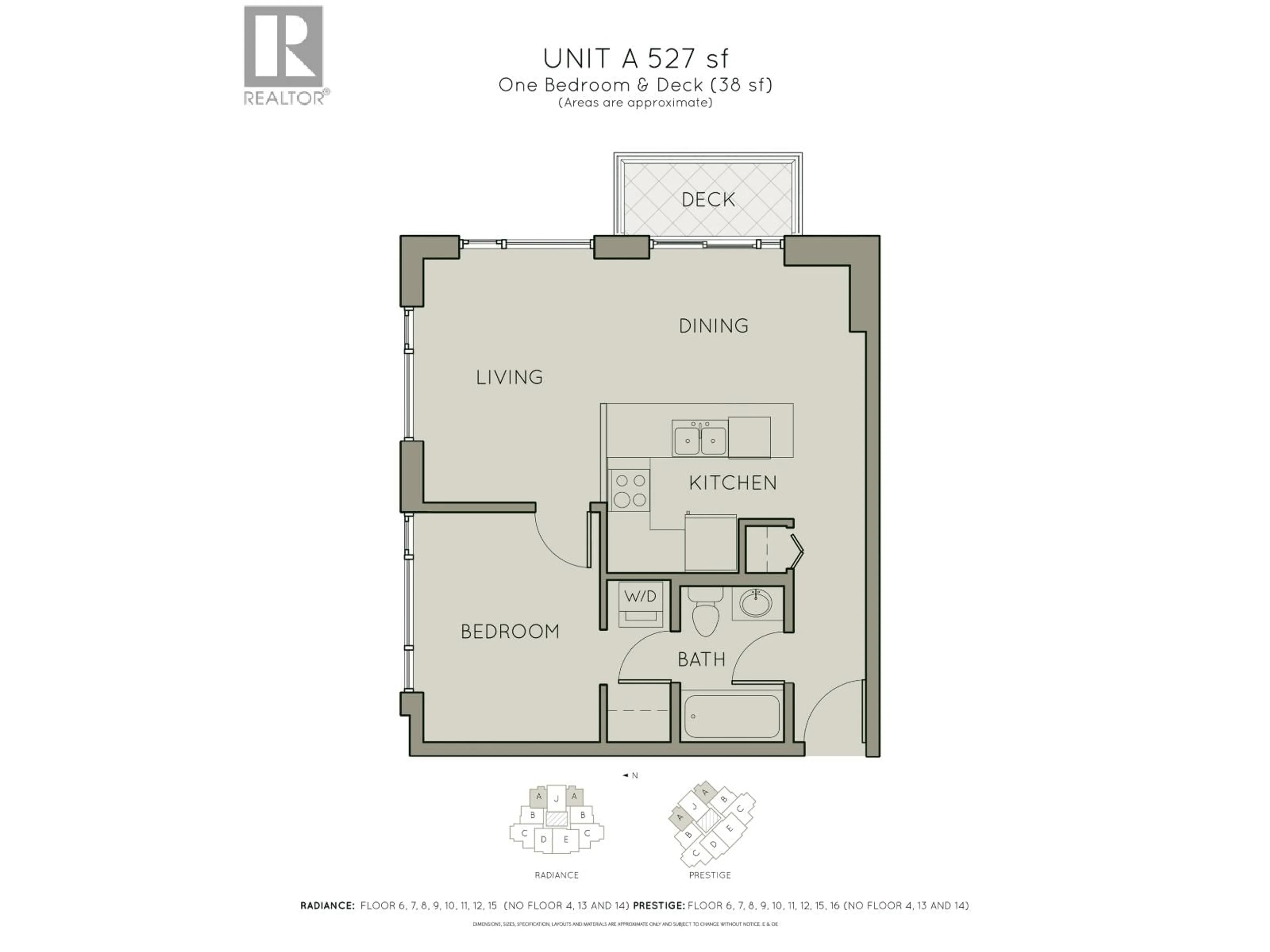 Floor plan for 601 - 8333 ANDERSON ROAD, Richmond British Columbia V6Y0E2