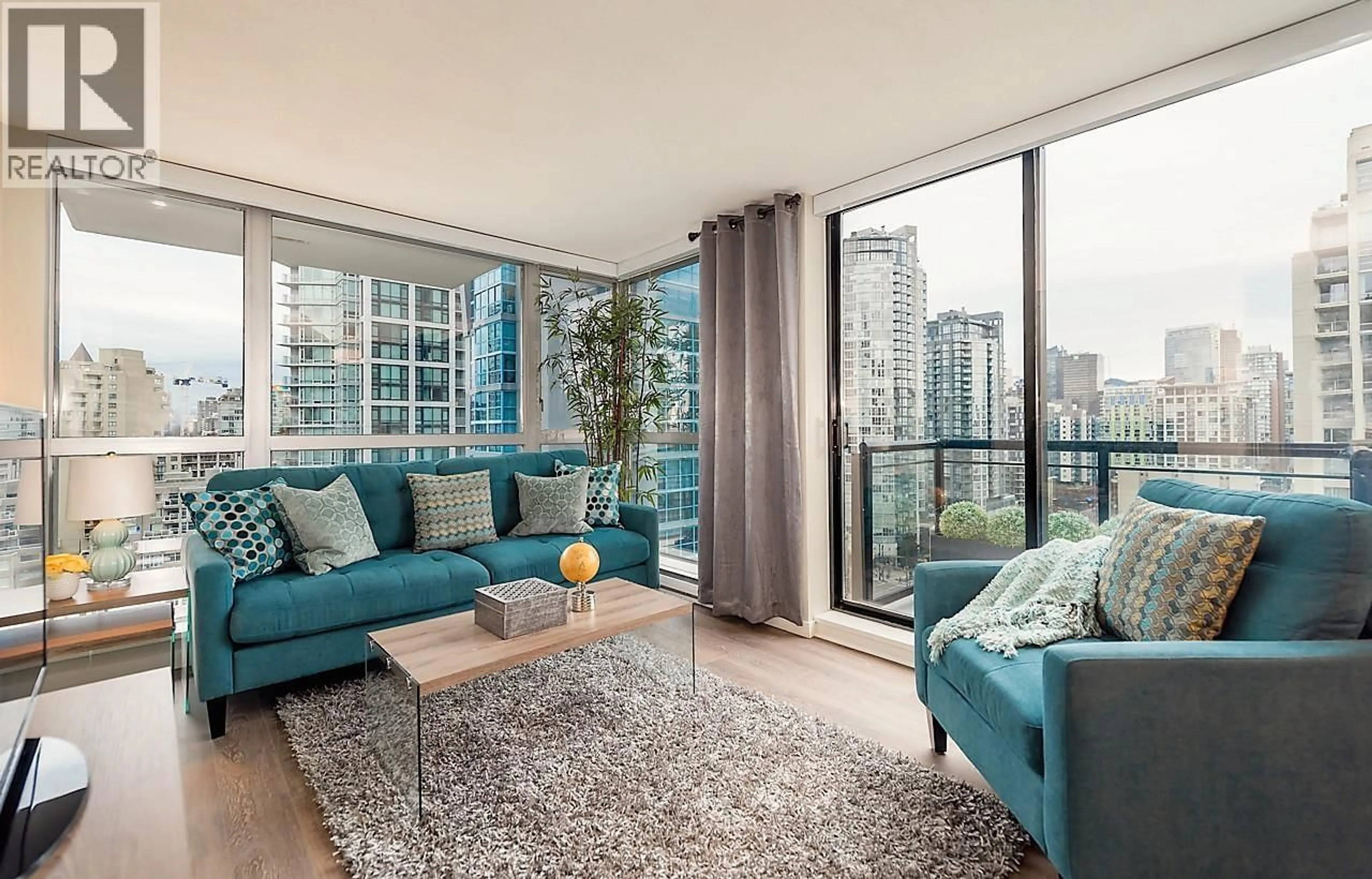 Living room with furniture, unknown for 1801 - 1295 RICHARDS STREET, Vancouver British Columbia V6B1B7