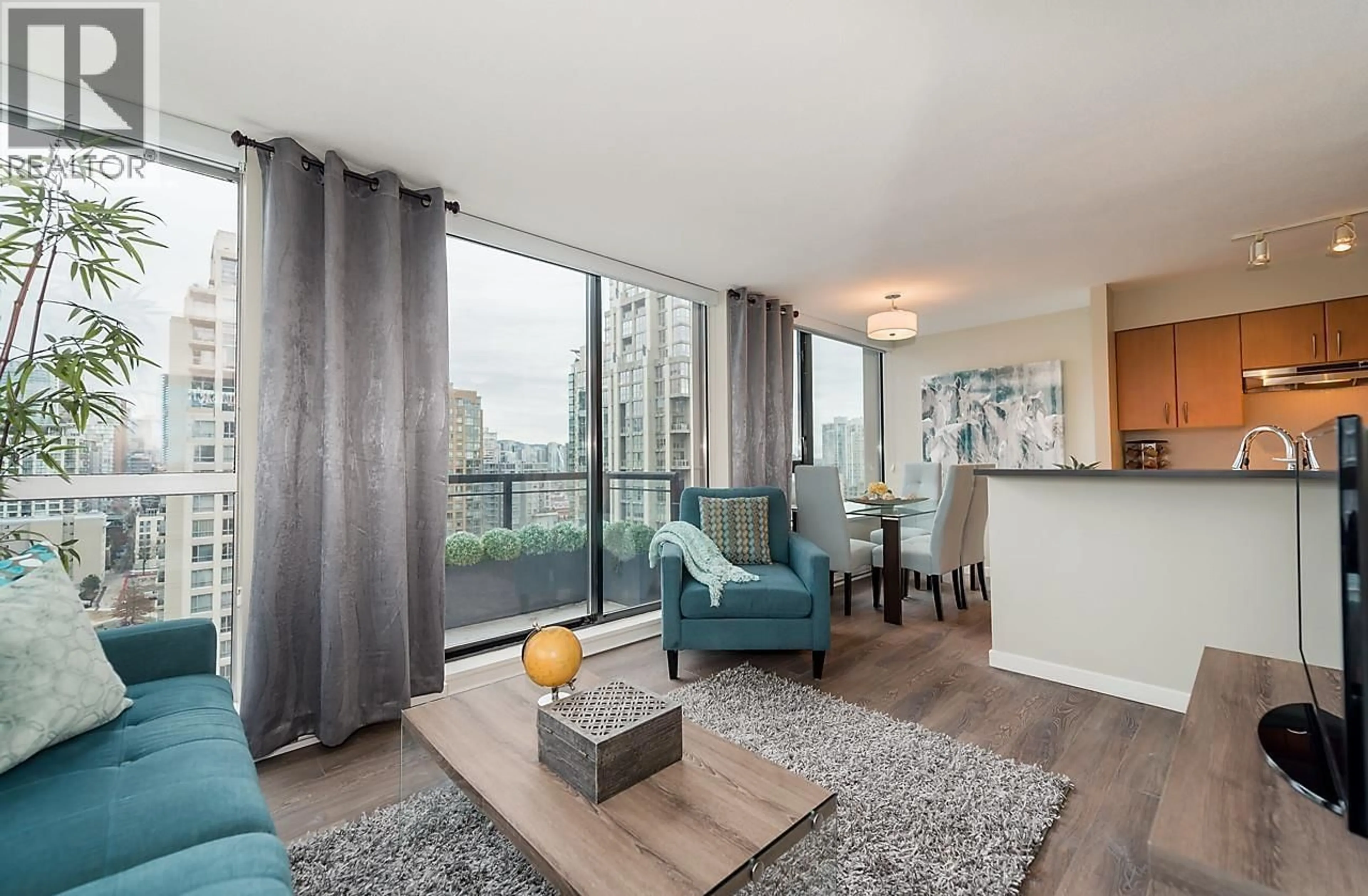 Living room with furniture, unknown for 1801 - 1295 RICHARDS STREET, Vancouver British Columbia V6B1B7