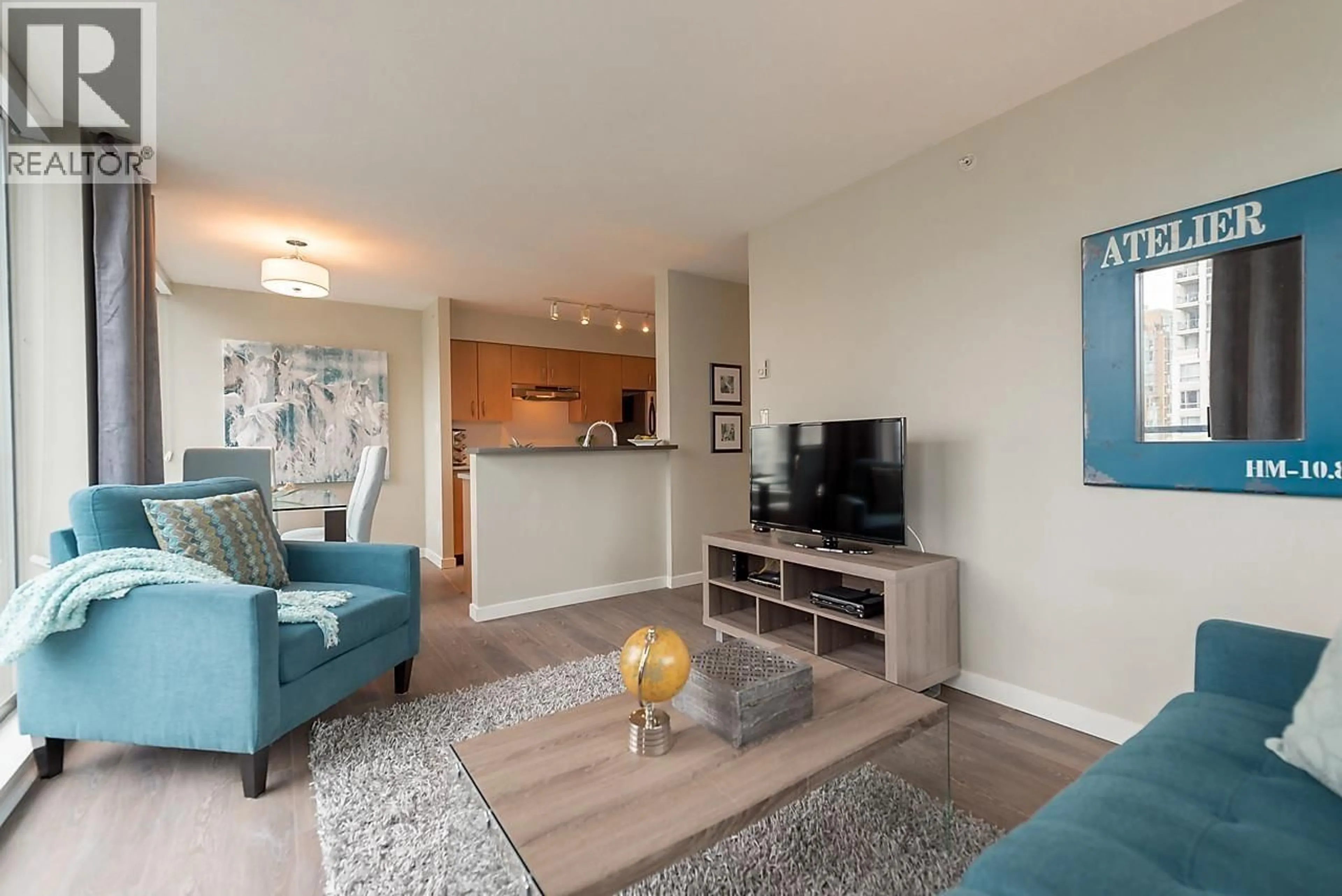 Living room with furniture, unknown for 1801 - 1295 RICHARDS STREET, Vancouver British Columbia V6B1B7