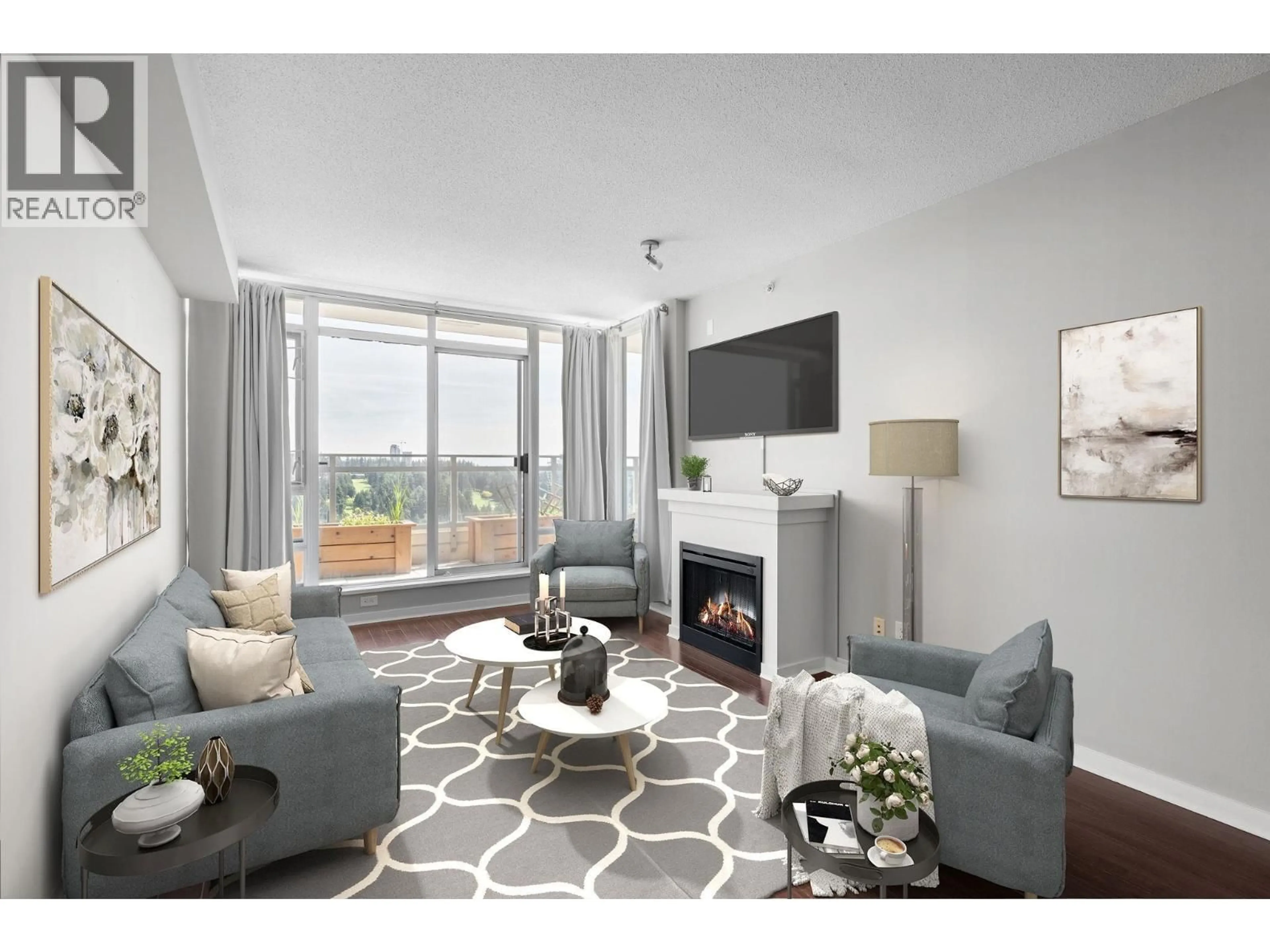 Living room with furniture, unknown for 3606 - 9888 CAMERON STREET, Burnaby British Columbia V3J0A4