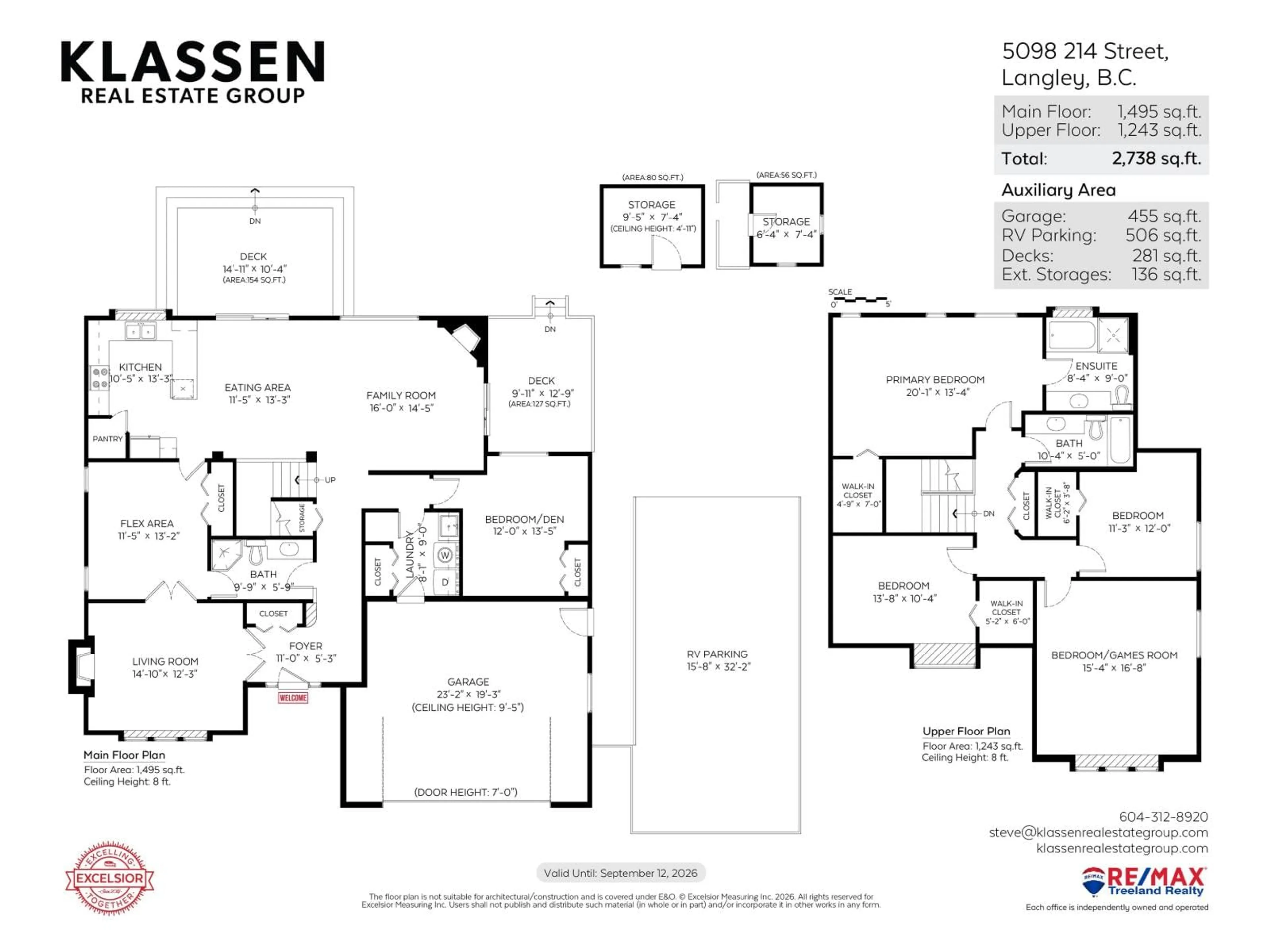 Floor plan for 5098 214 STREET, Langley British Columbia V3A5B7