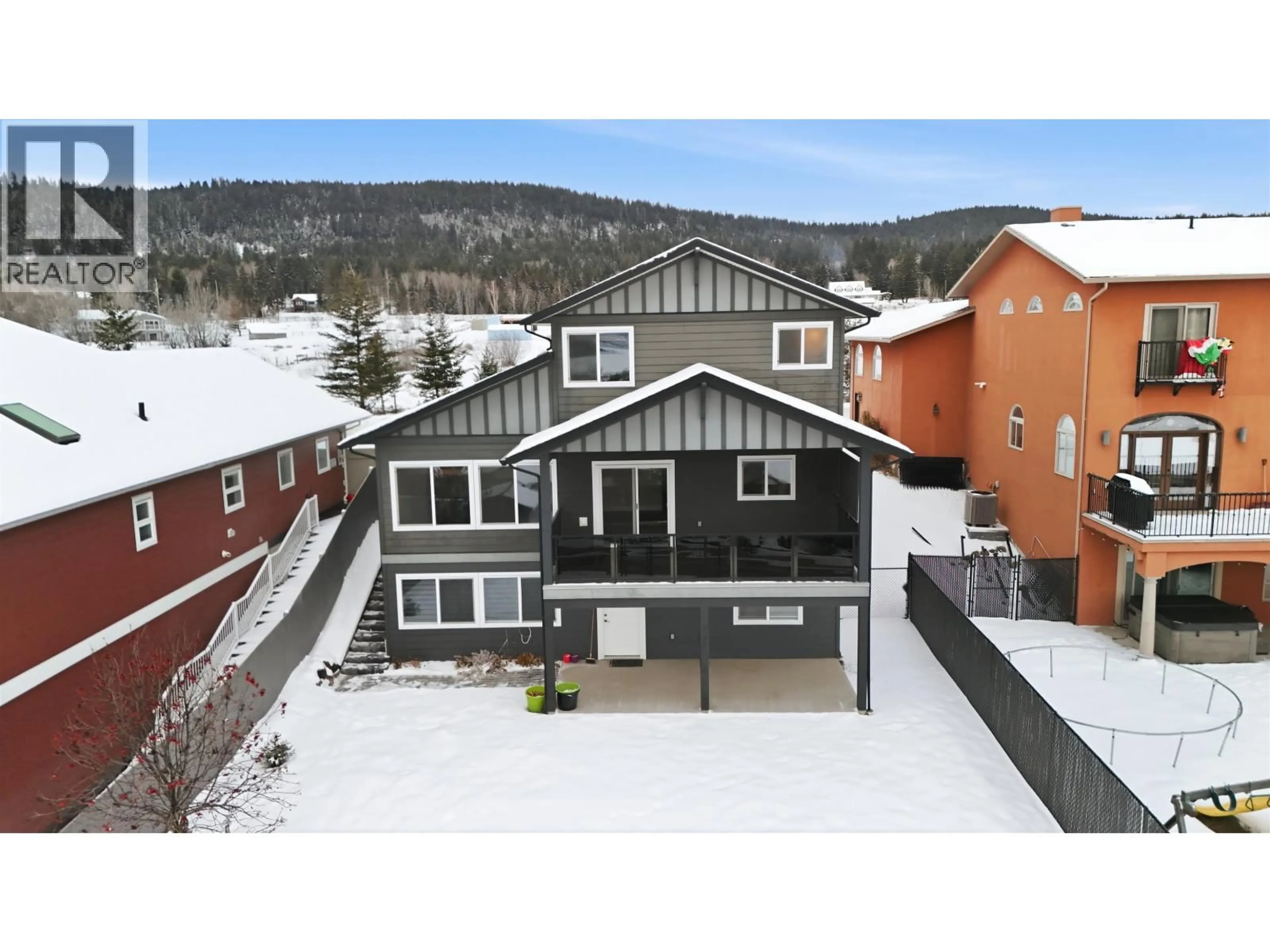 A pic from outside/outdoor area/front of a property/back of a property/a pic from drone, mountain view for 75 EAGLE CRESCENT, Williams Lake British Columbia V2G5K2