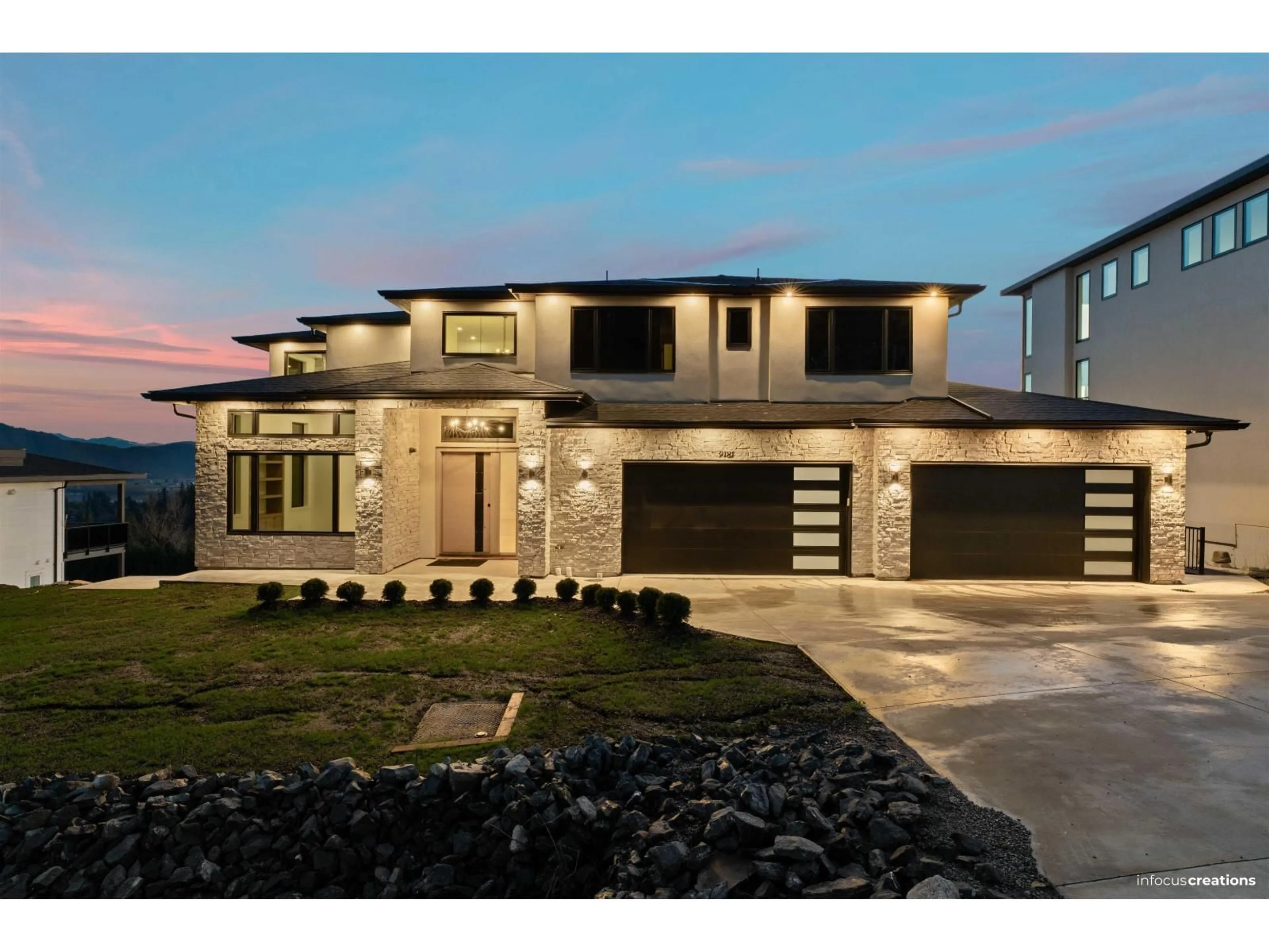 Home with brick exterior material, street for 9181 HATZIC RIDGE DRIVE, Mission British Columbia V2V0J4