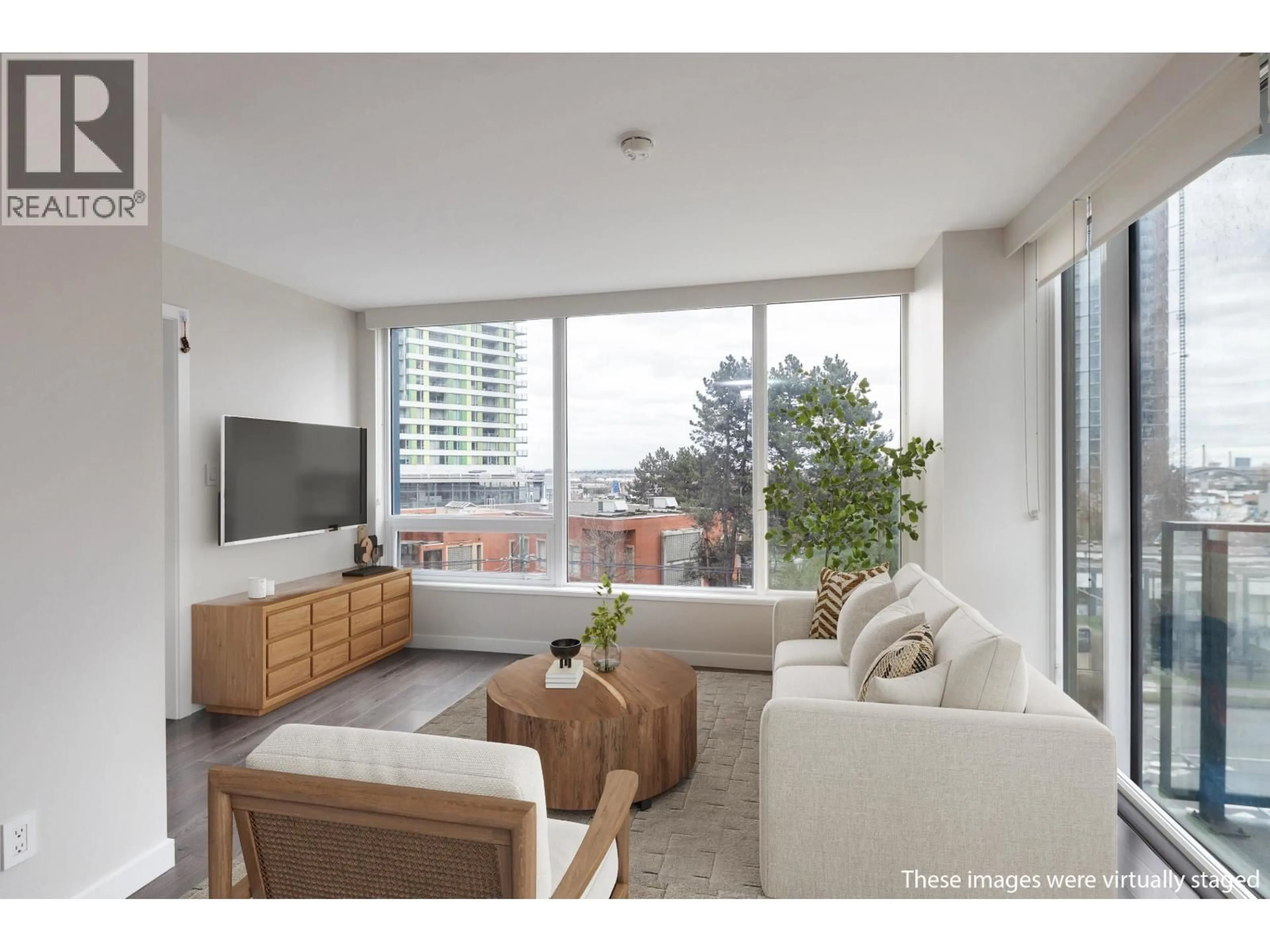 Living room with furniture, unknown for 402 - 8238 LORD STREET, Vancouver British Columbia V6P0G7