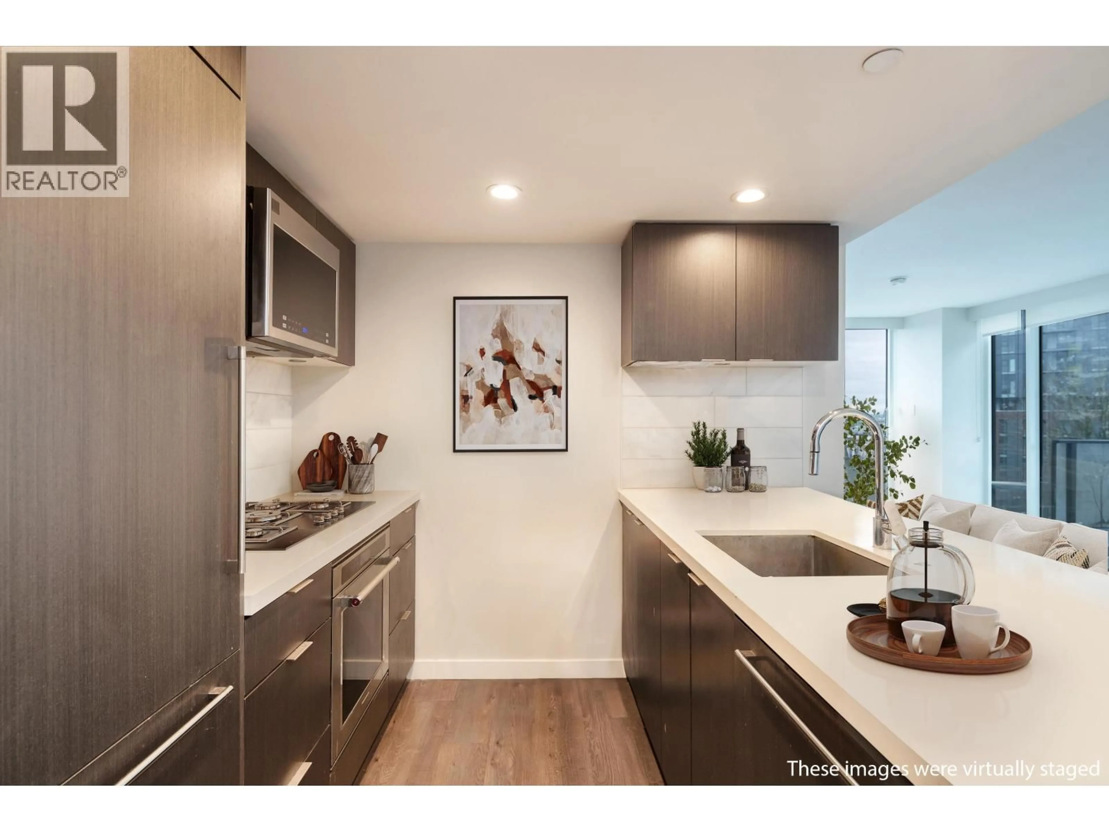 Open concept kitchen, unknown for 402 - 8238 LORD STREET, Vancouver British Columbia V6P0G7