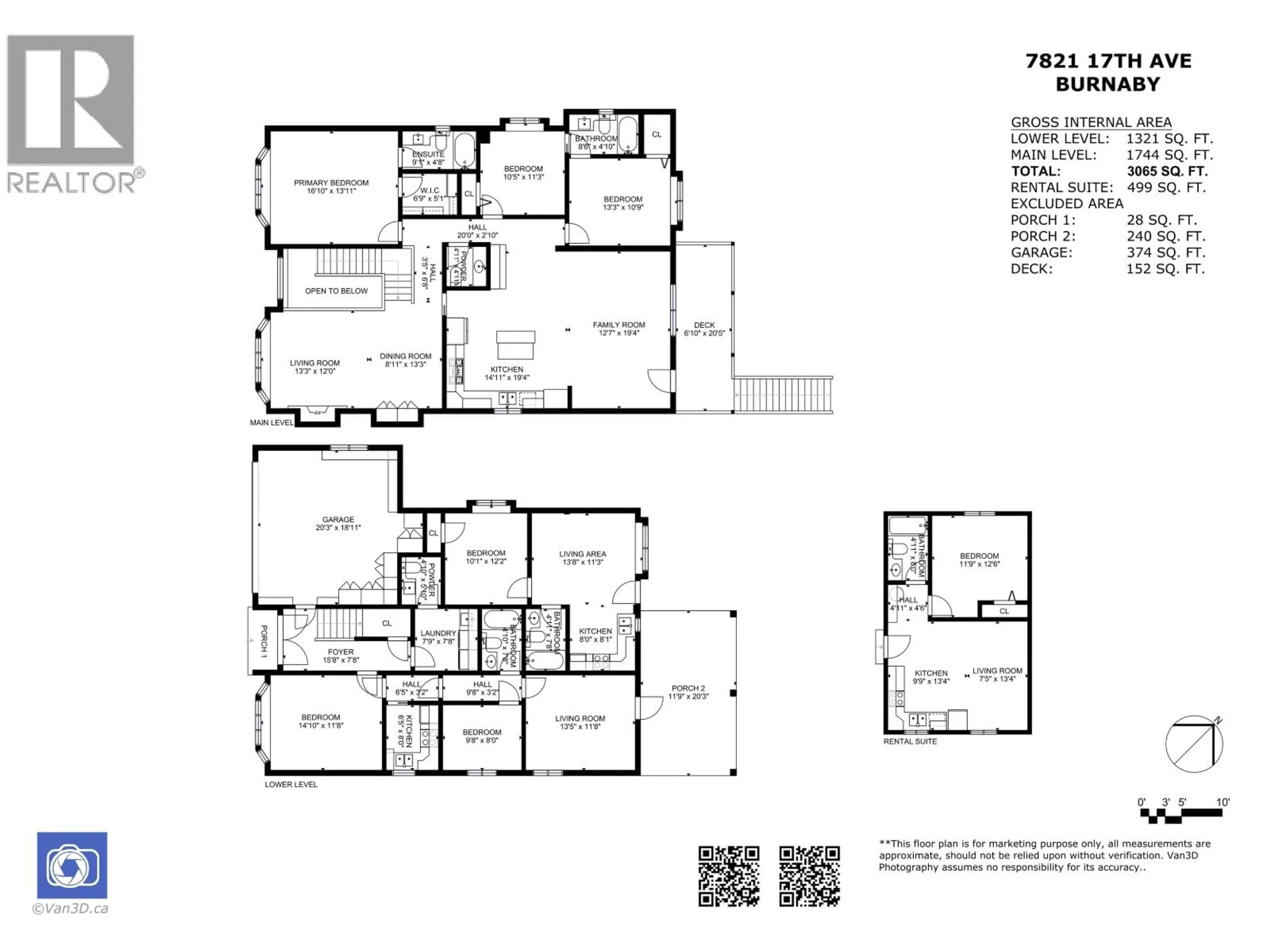 Floor plan for 7821 17TH AVENUE, Burnaby British Columbia V3N1M1