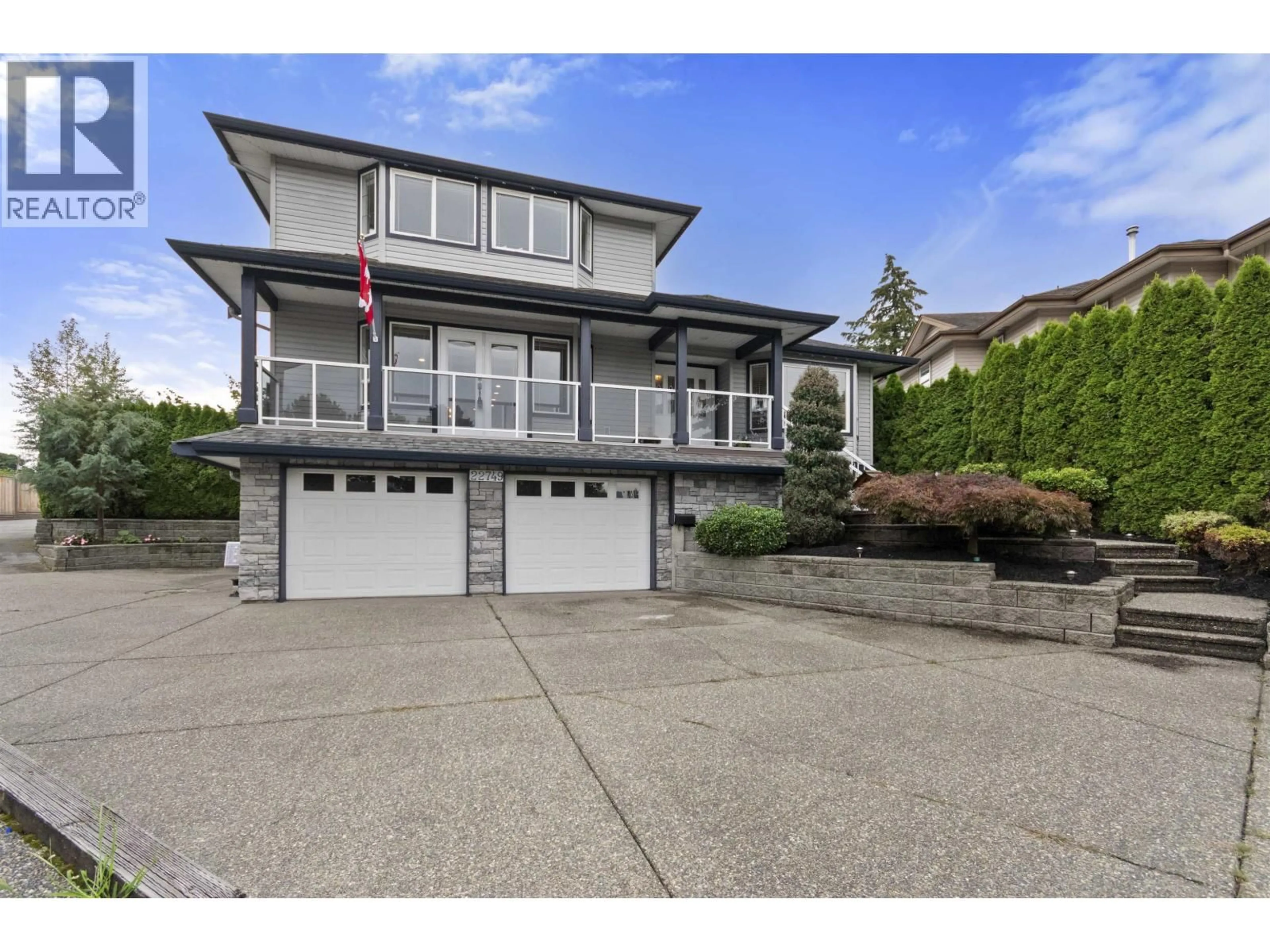 Home with vinyl exterior material, street for 22749 125A AVENUE, Maple Ridge British Columbia V2X3T8