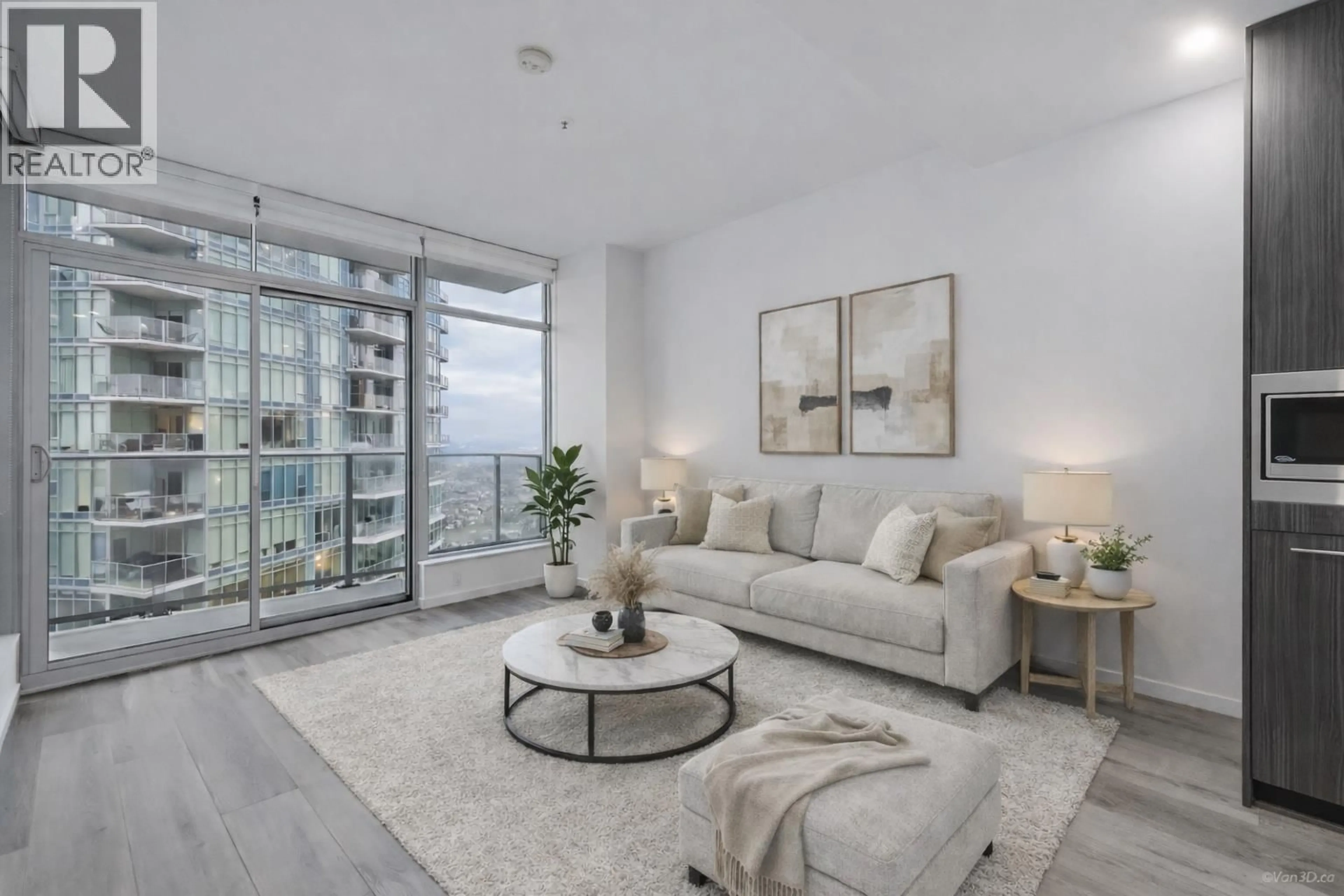 Living room with furniture, unknown for 3609 - 1888 GILMORE AVENUE, Burnaby British Columbia V5C0L2