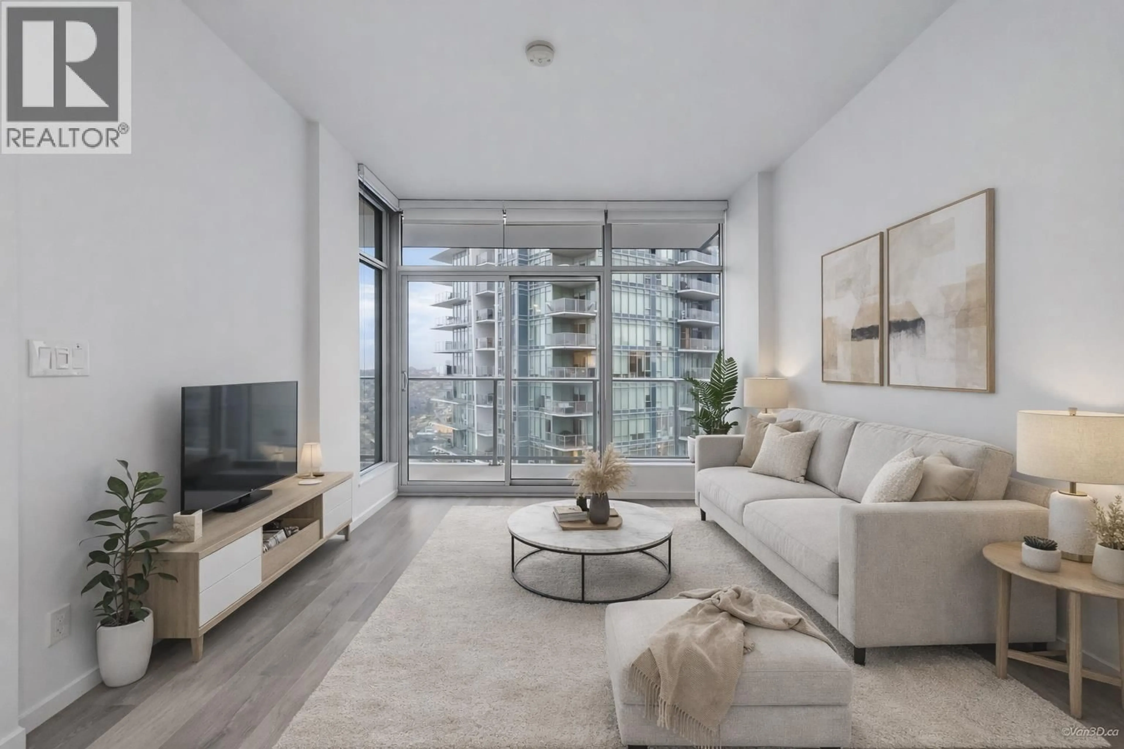 Living room with furniture, unknown for 3609 - 1888 GILMORE AVENUE, Burnaby British Columbia V5C0L2