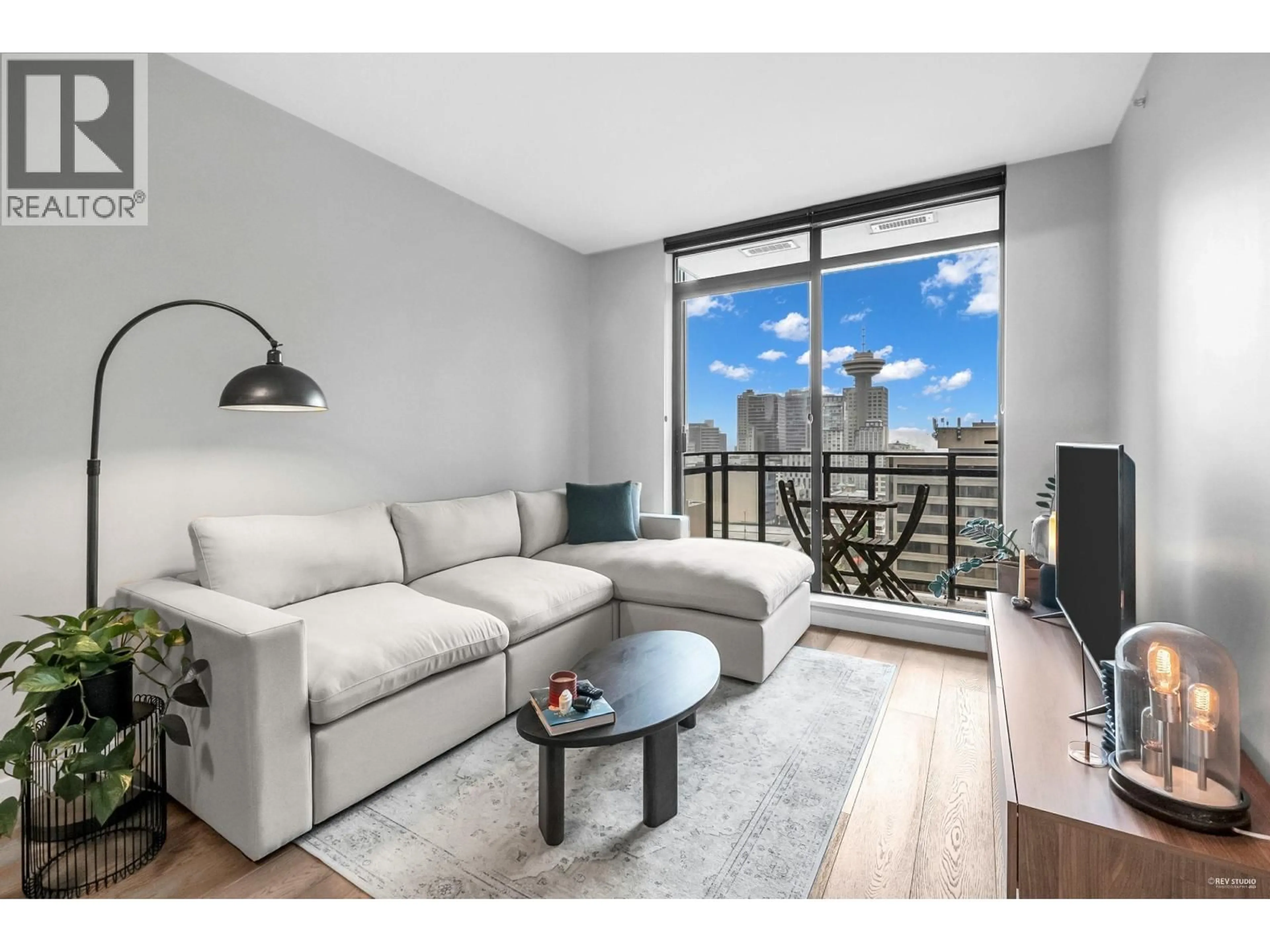 Living room with furniture, unknown for 1907 - 788 RICHARDS STREET, Vancouver British Columbia V6B0C7