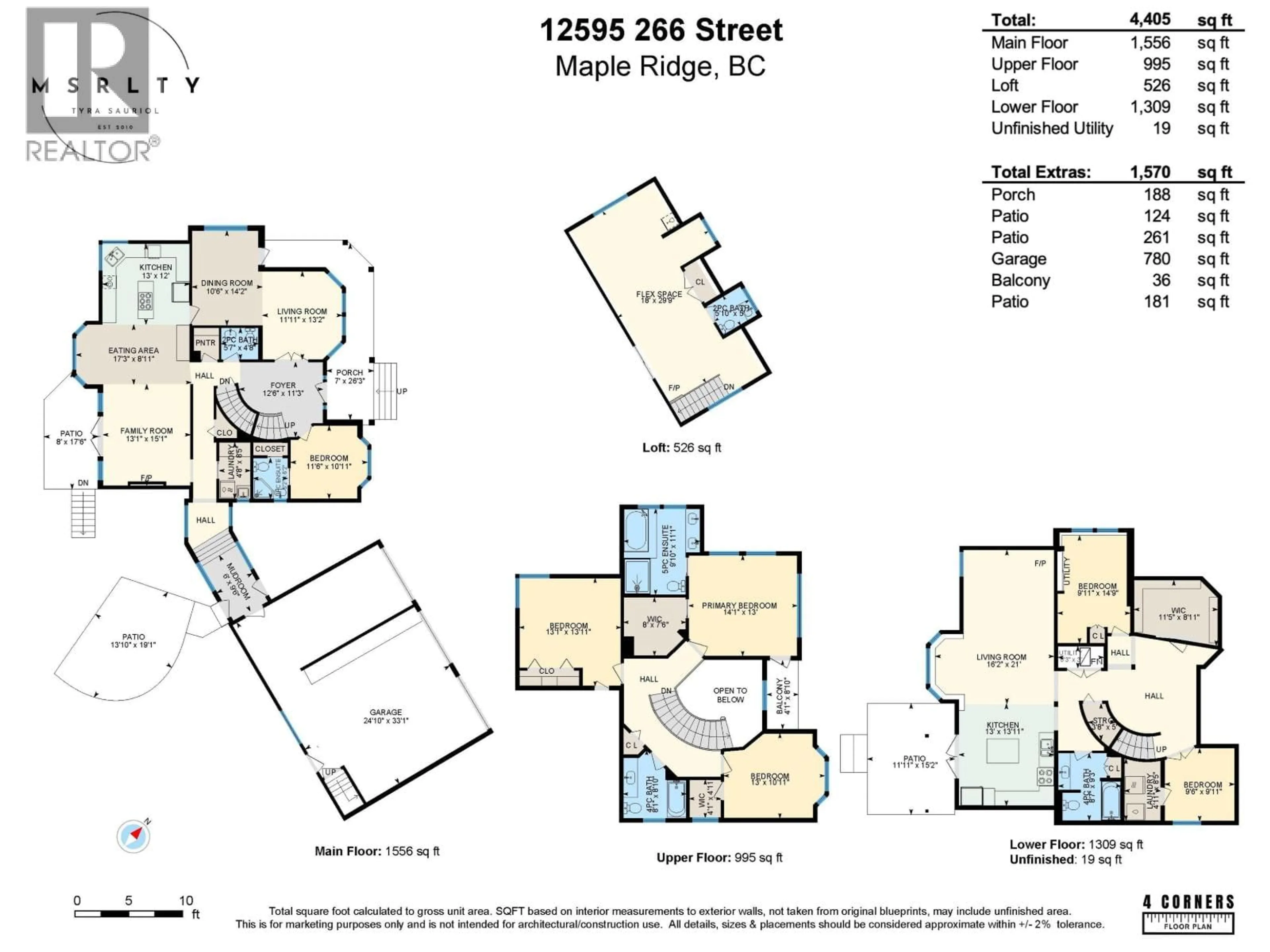 Floor plan for 12595 266 STREET, Maple Ridge British Columbia V2W1C9