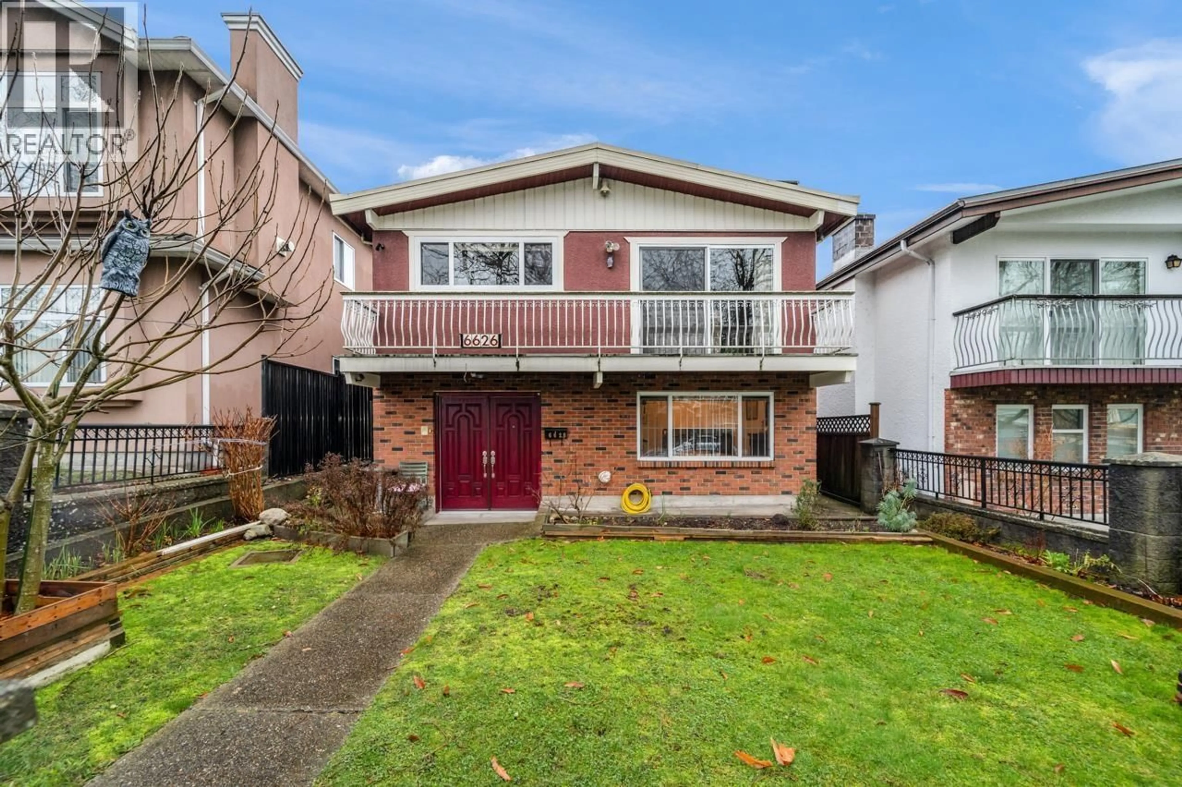 Home with brick exterior material, street for 6626 INVERNESS STREET, Vancouver British Columbia V5X4E9