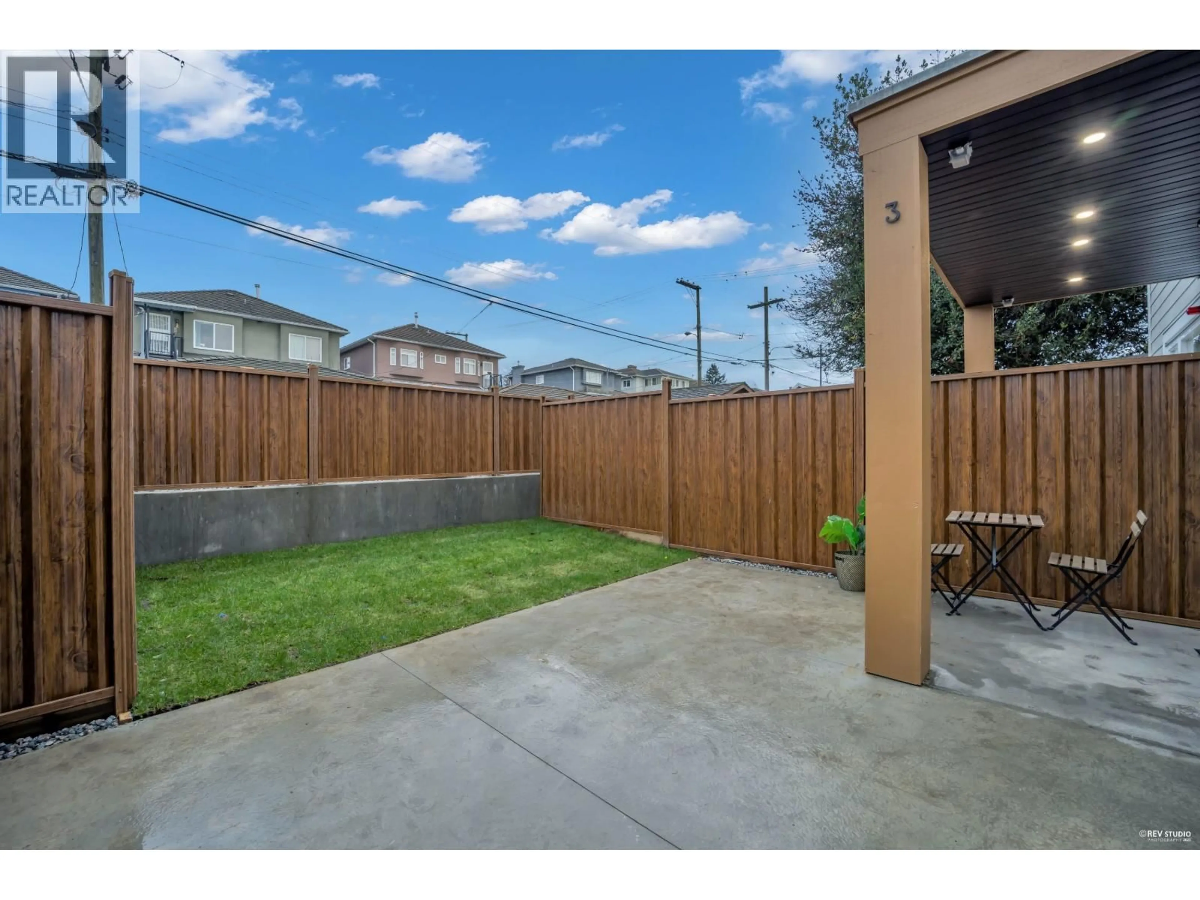 Patio, street for 3 - 1577 58TH AVENUE, Vancouver British Columbia V5P2C1