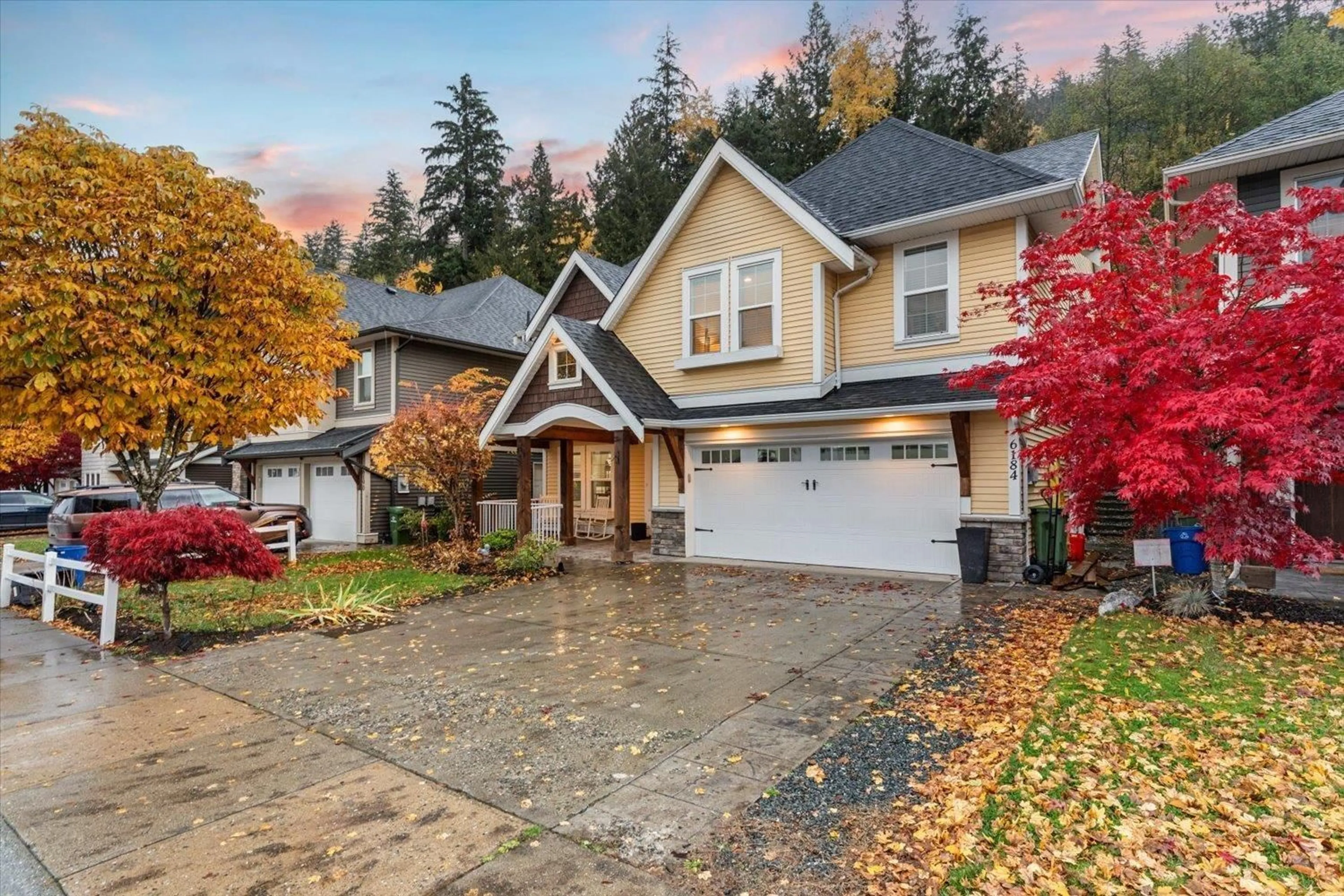 Home with vinyl exterior material, street for 6184 REXFORD DRIVE, Chilliwack British Columbia V2R0L3