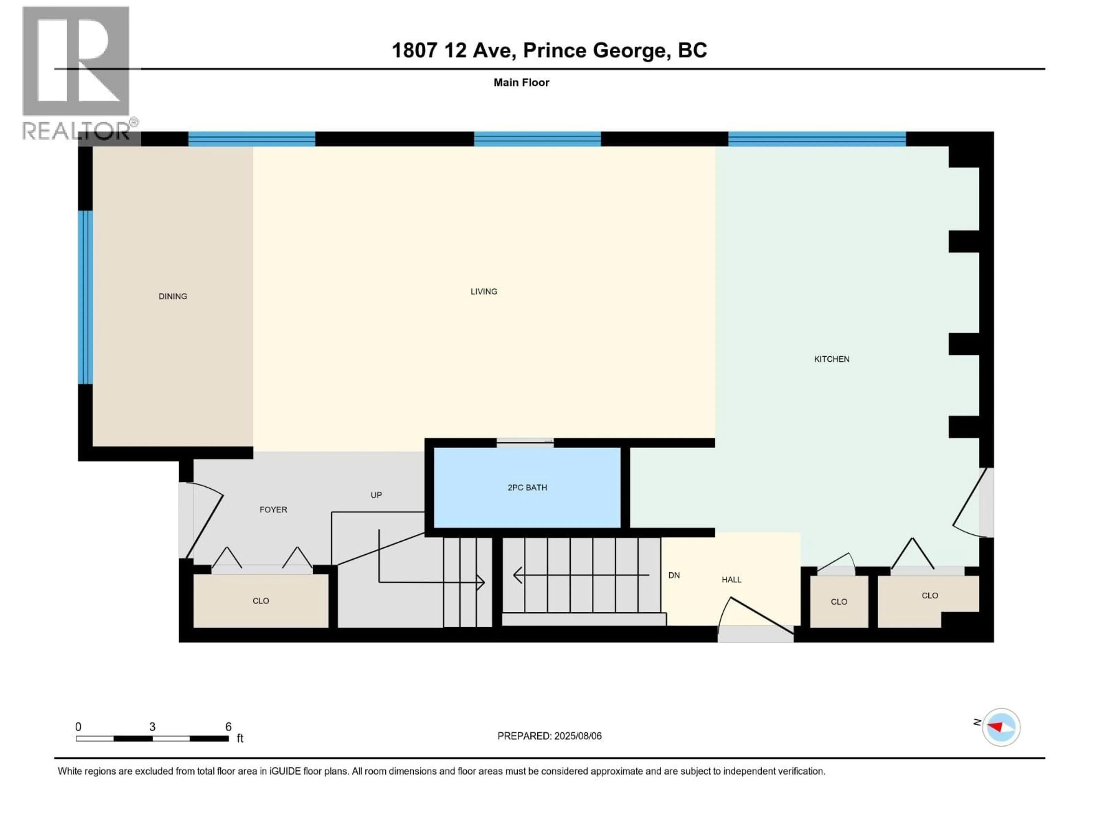 Floor plan for 1807 12TH AVENUE, Prince George British Columbia V2M1P8
