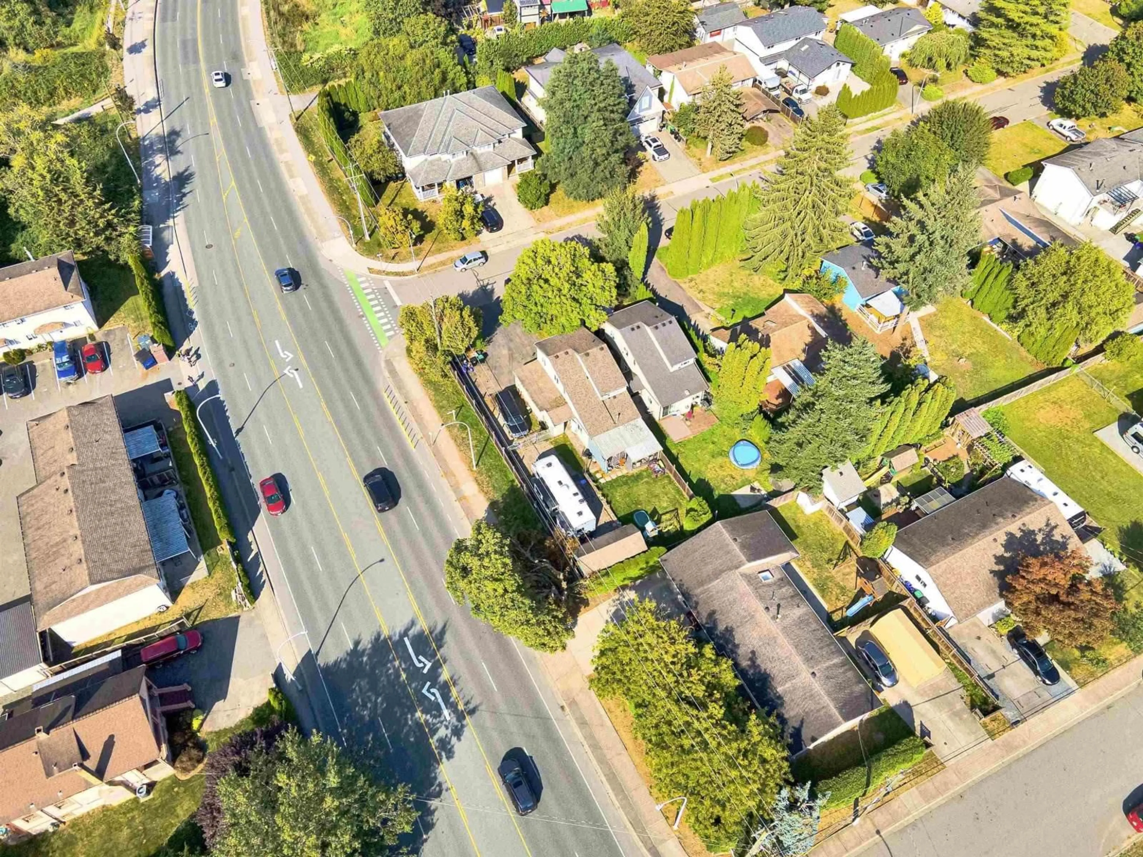 A pic from outside/outdoor area/front of a property/back of a property/a pic from drone, street for 20804 52A AVENUE, Langley British Columbia V3A6E5