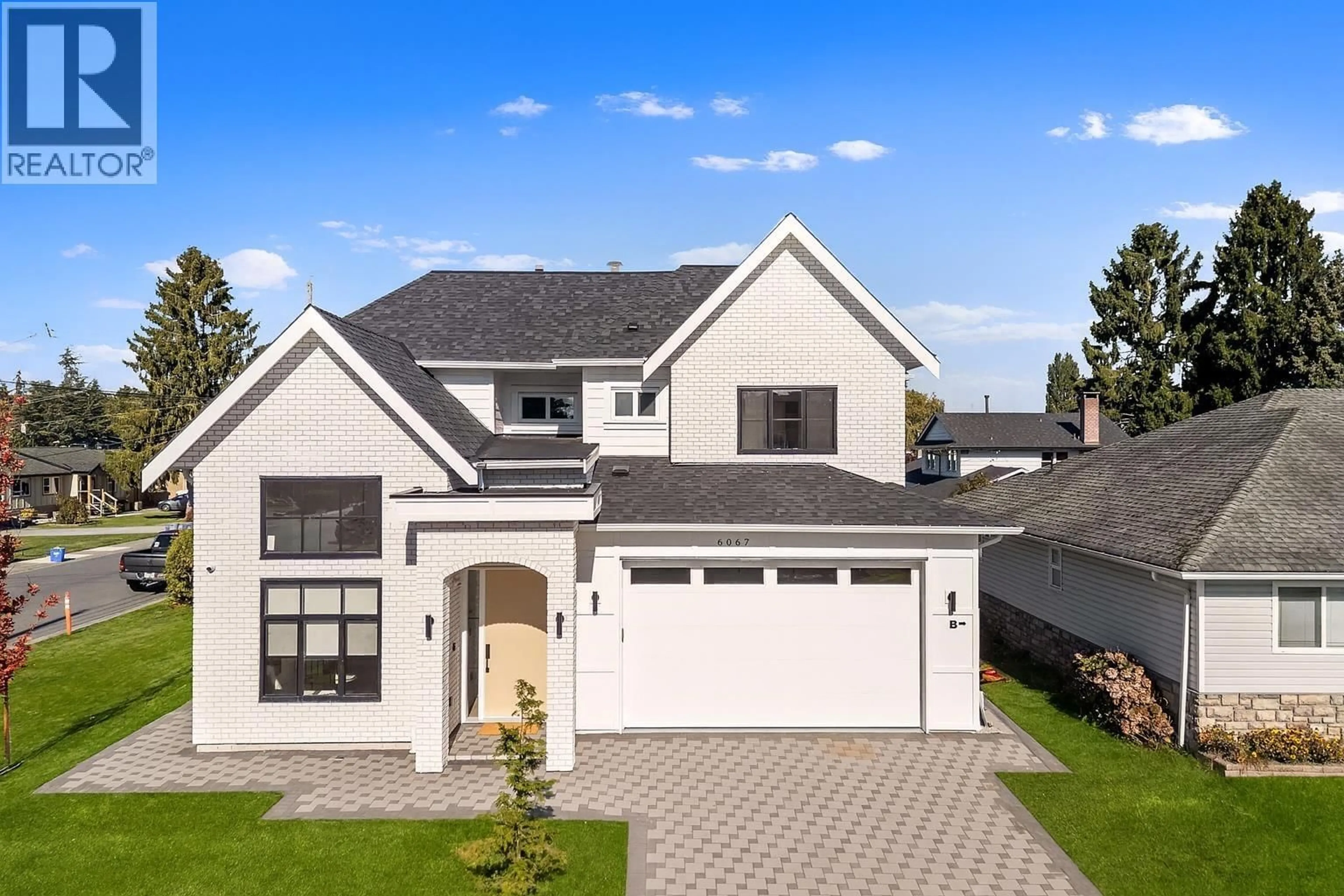 Home with vinyl exterior material, street for 6067 44A AVENUE, Ladner British Columbia V4K4C8