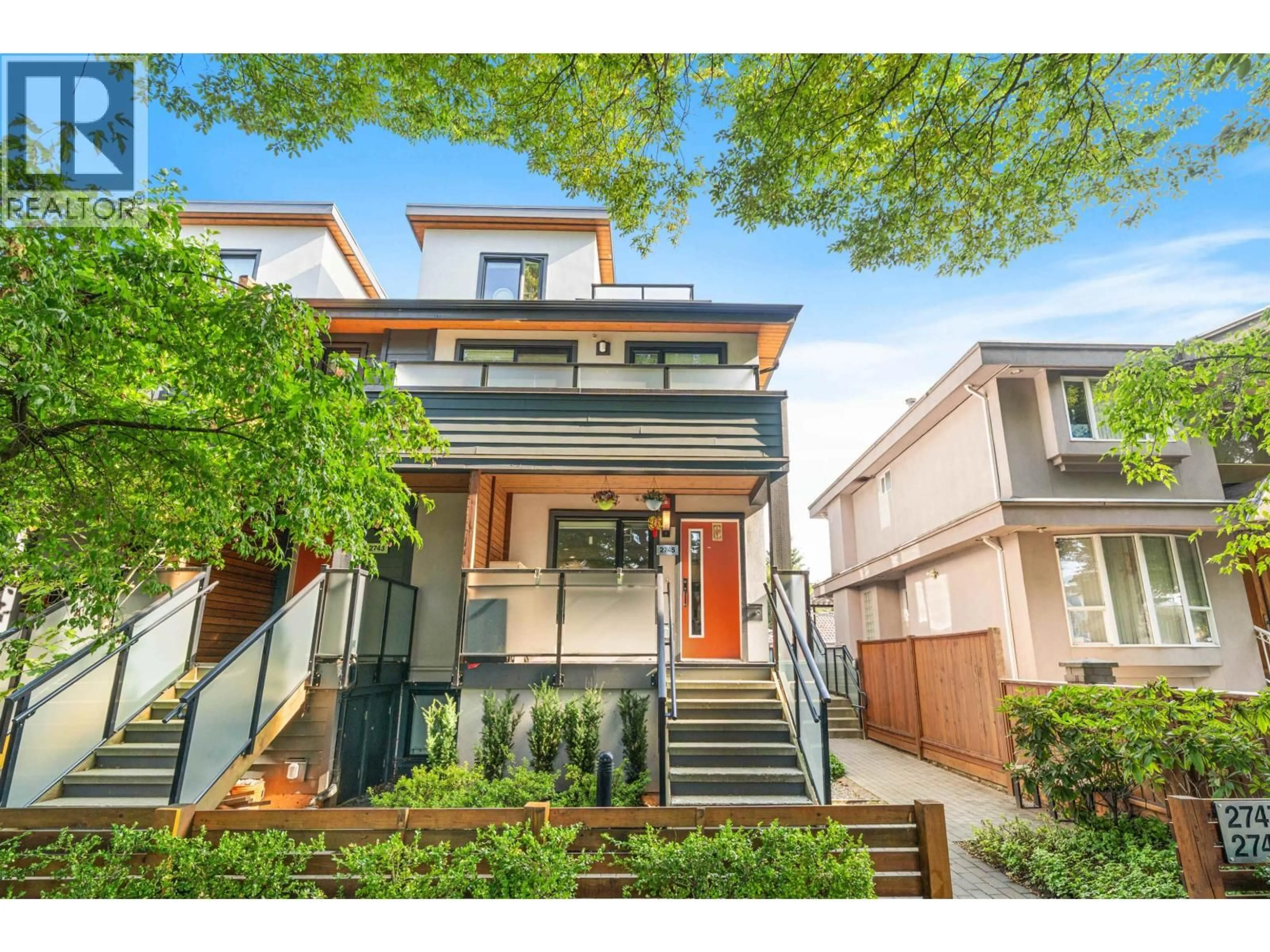 Home with brick exterior material, street for 2745 WARD STREET, Vancouver British Columbia V5R4S7