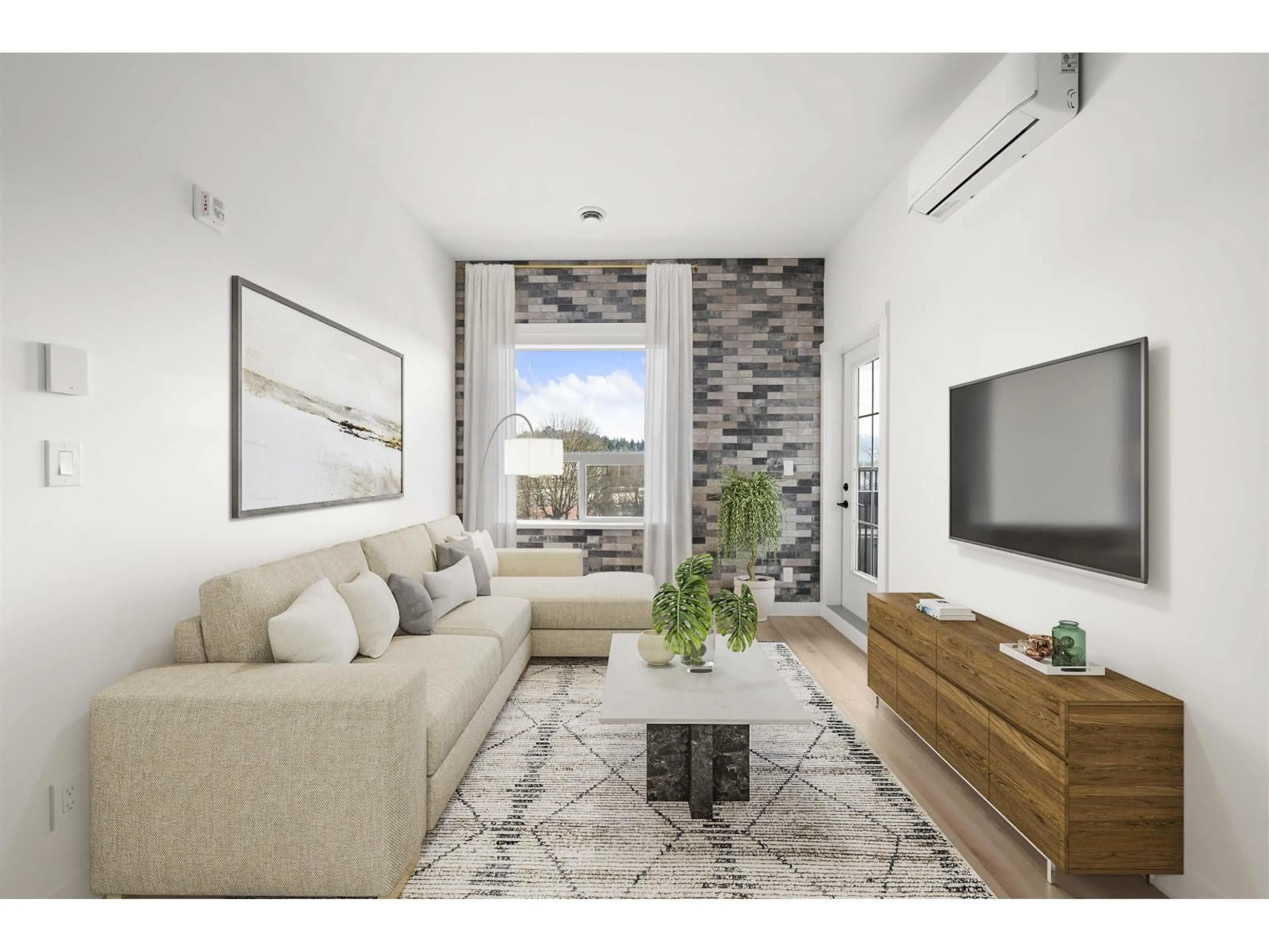 Living room with furniture, unknown for 503 - 2493 MONTROSE AVENUE, Abbotsford British Columbia V2S0L4