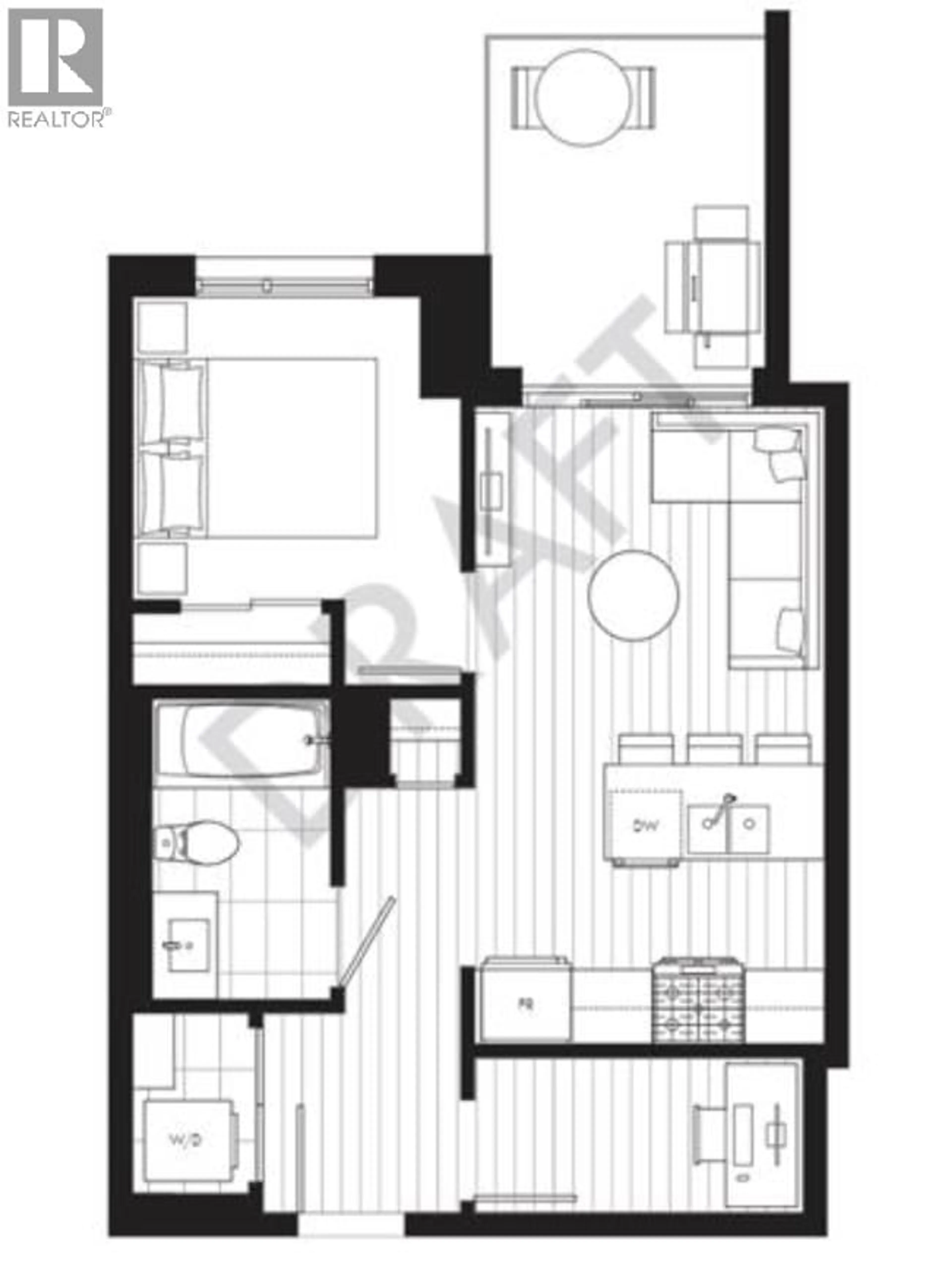 Floor plan for 1503 - 3430 E KENT AVENUE, Vancouver British Columbia V5S0G7