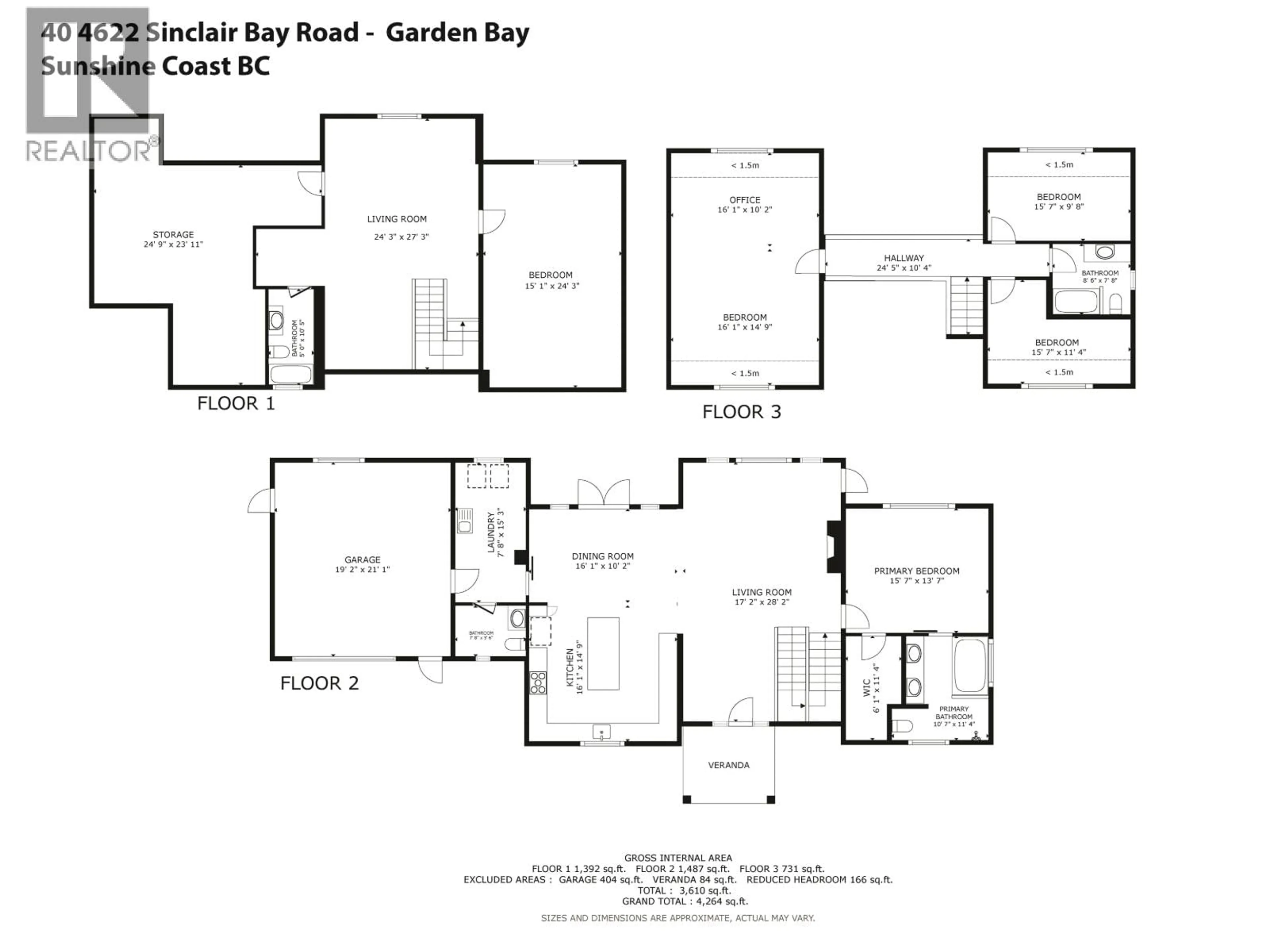 Floor plan for 40 - 4622 SINCLAIR BAY ROAD, Pender Harbour British Columbia V0N1S1