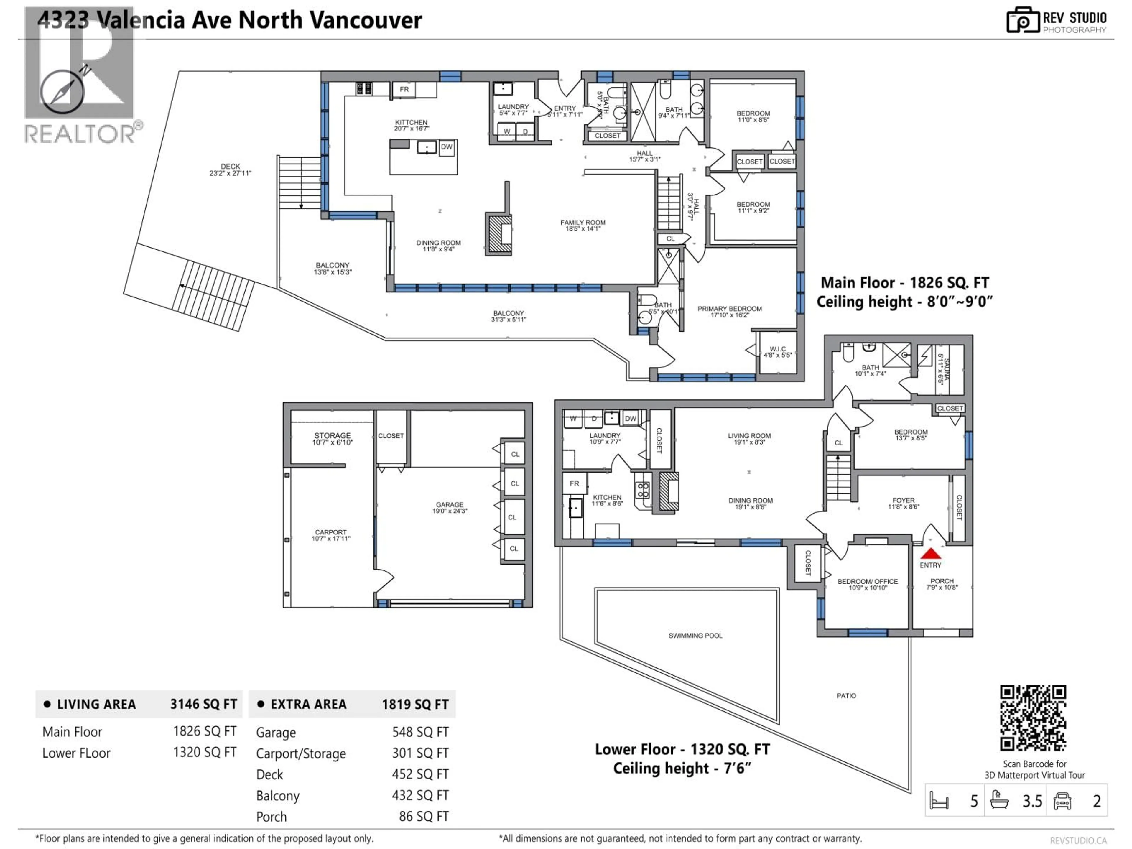 Floor plan for 4323 VALENCIA AVENUE, North Vancouver British Columbia V7N4A7