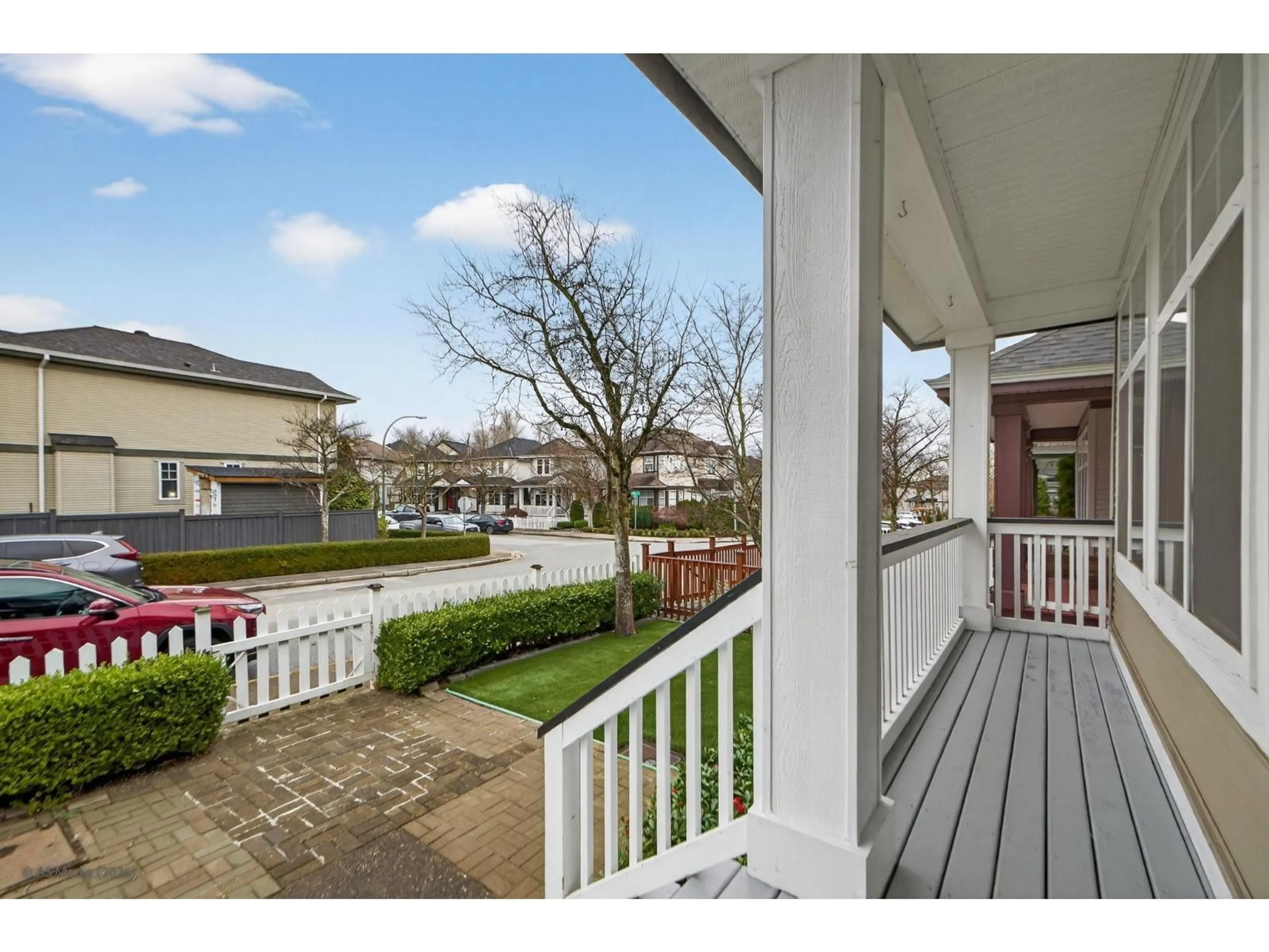 A pic from outside/outdoor area/front of a property/back of a property/a pic from drone, street for 14896 56A AVENUE, Surrey British Columbia V3S8X1