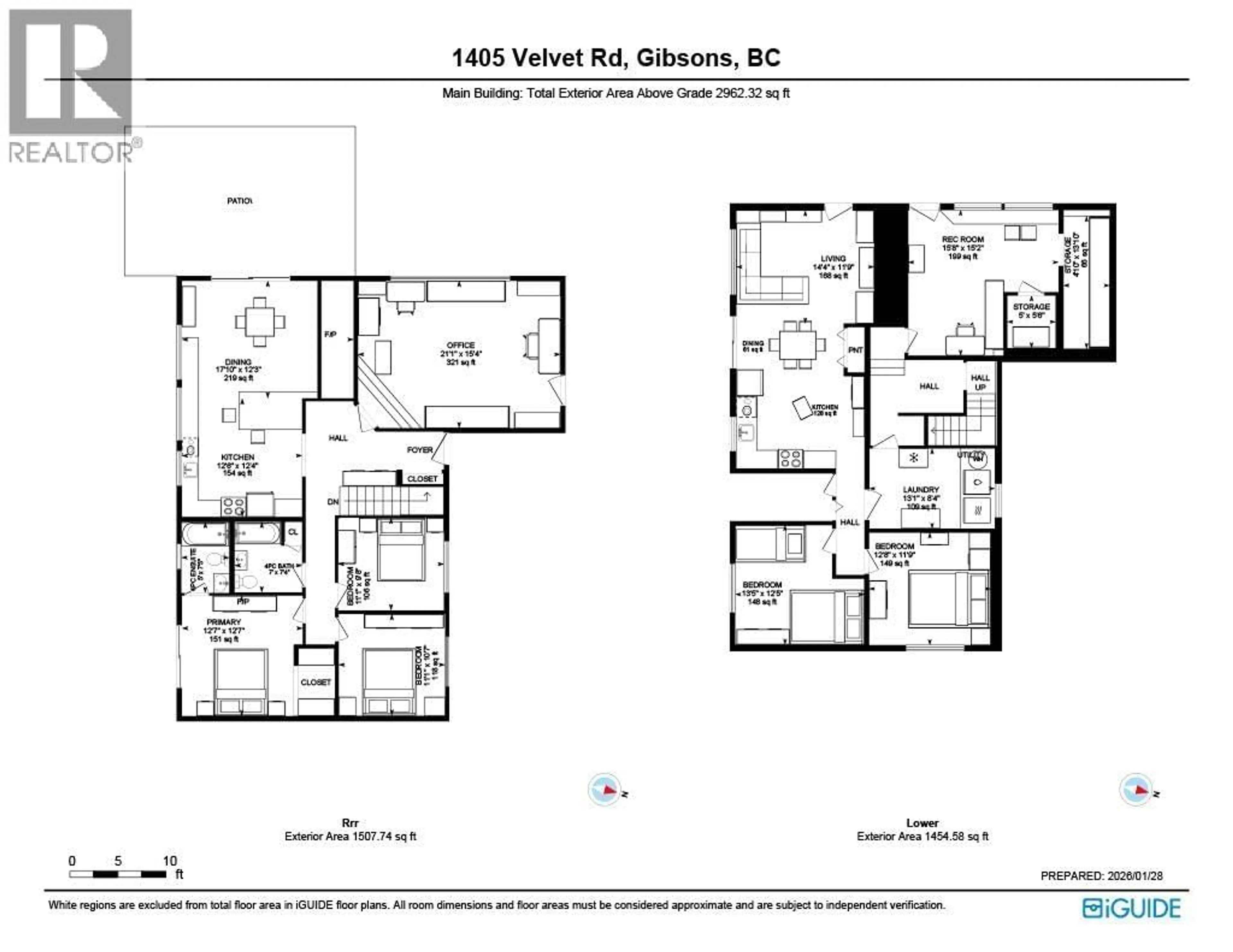 Floor plan for 1405 VELVET ROAD, Gibsons British Columbia V0N1V0