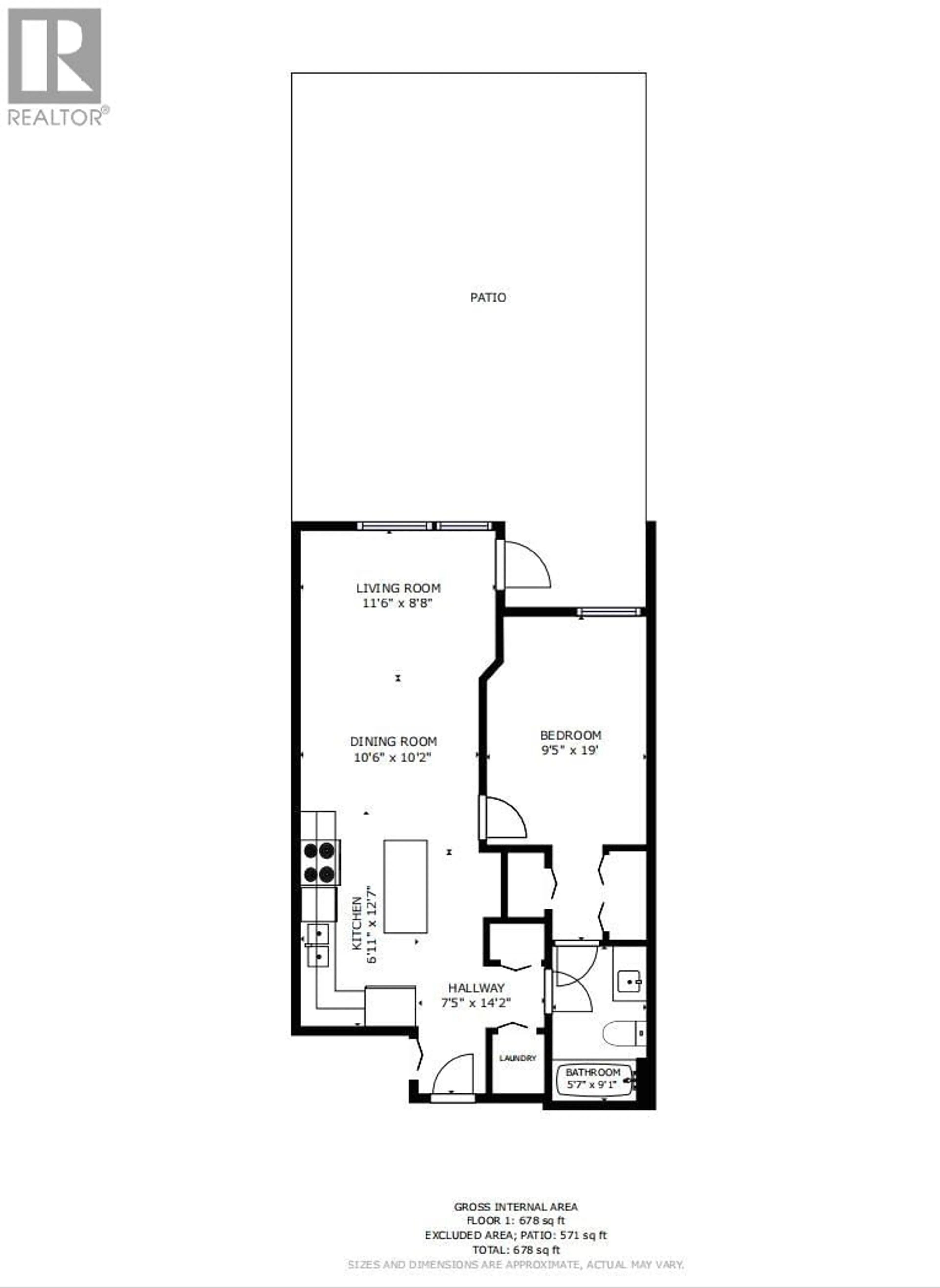Floor plan for 310 - 10020 DUNOON DRIVE, Richmond British Columbia V7A0A7