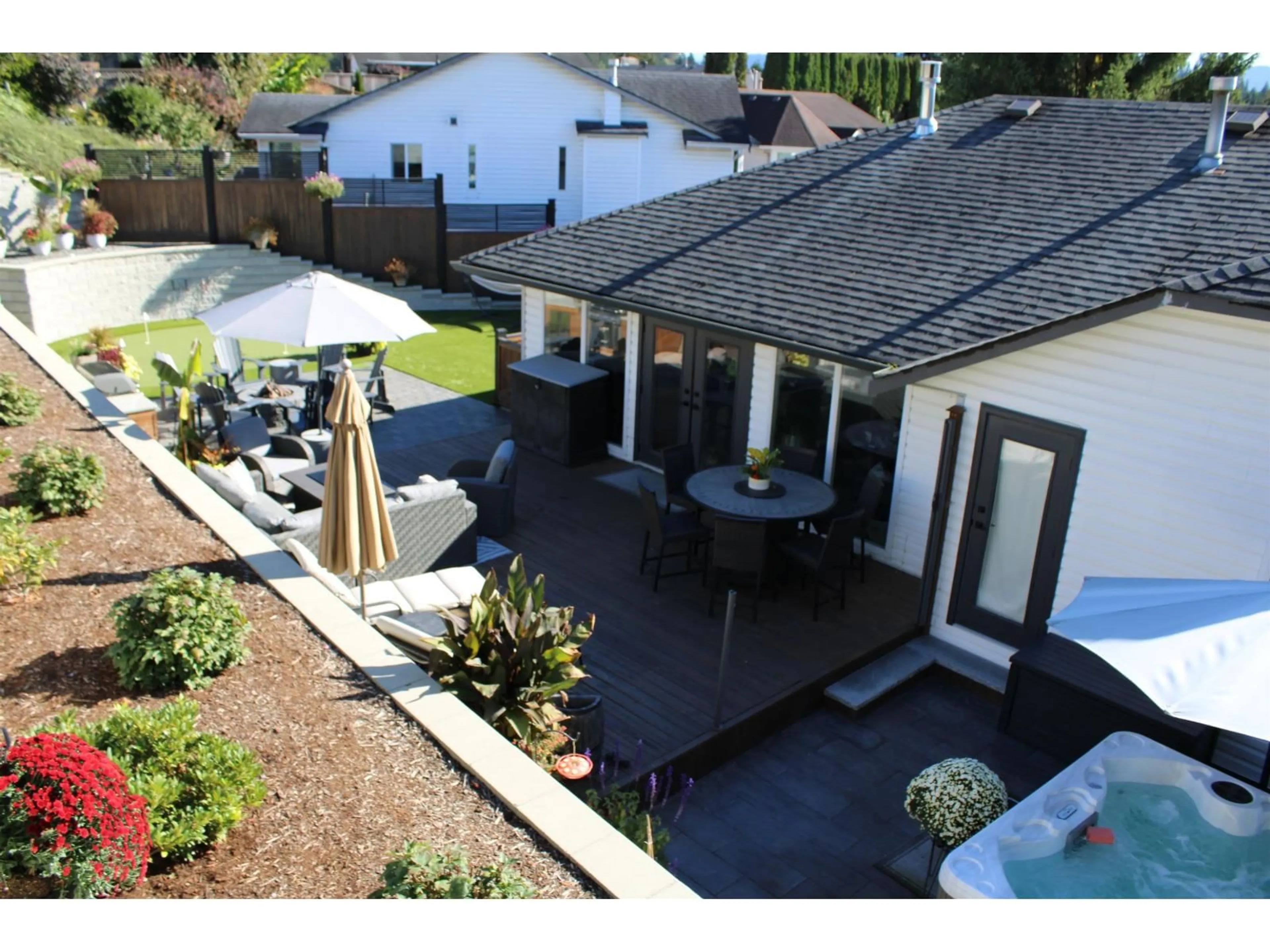 A pic from outside/outdoor area/front of a property/back of a property/a pic from drone, street for 34671 BALDWIN ROAD, Abbotsford British Columbia V2S7H9