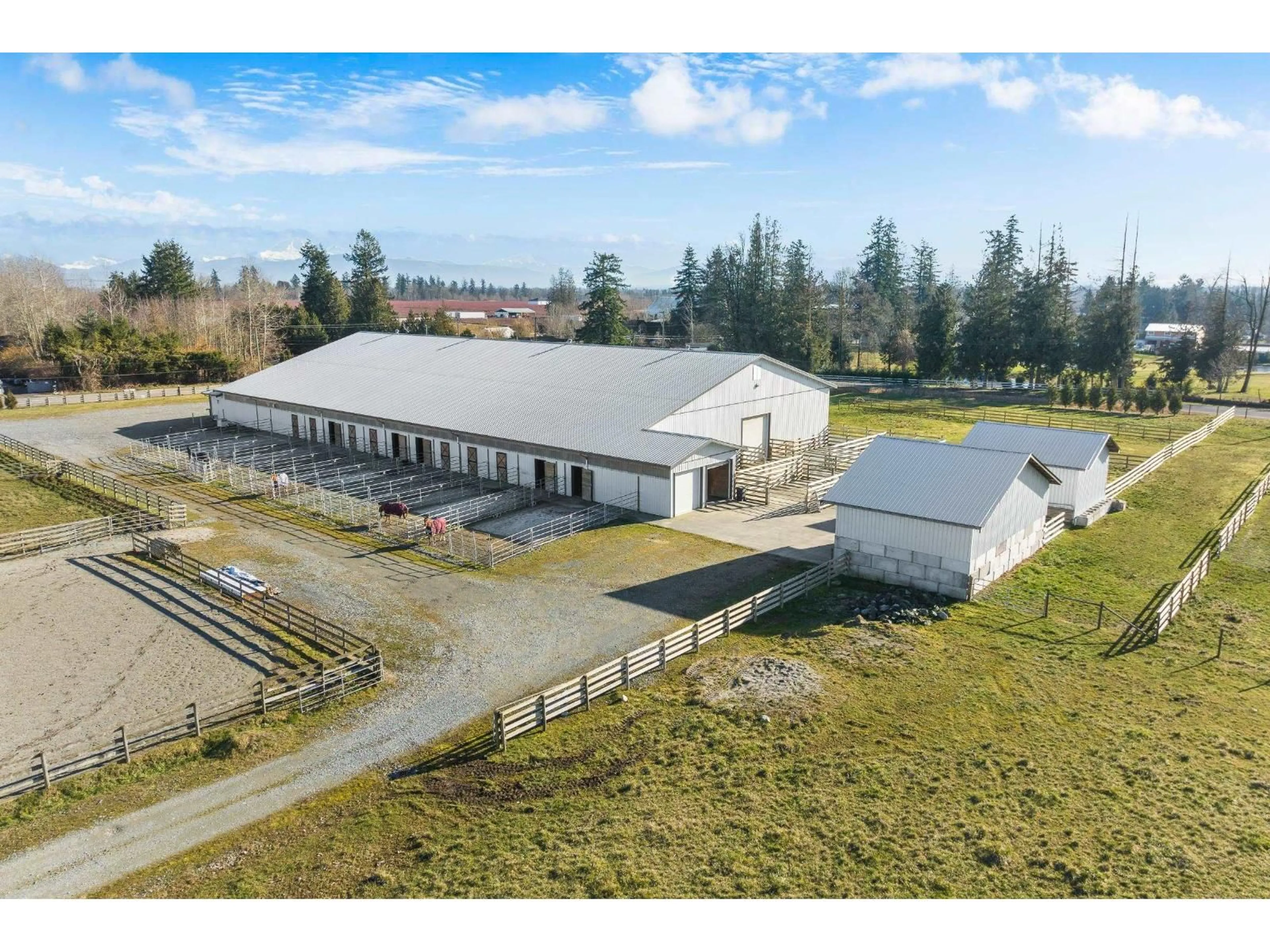 A pic from outside/outdoor area/front of a property/back of a property/a pic from drone, building for 2473 240 STREET, Langley British Columbia V2Z3B6