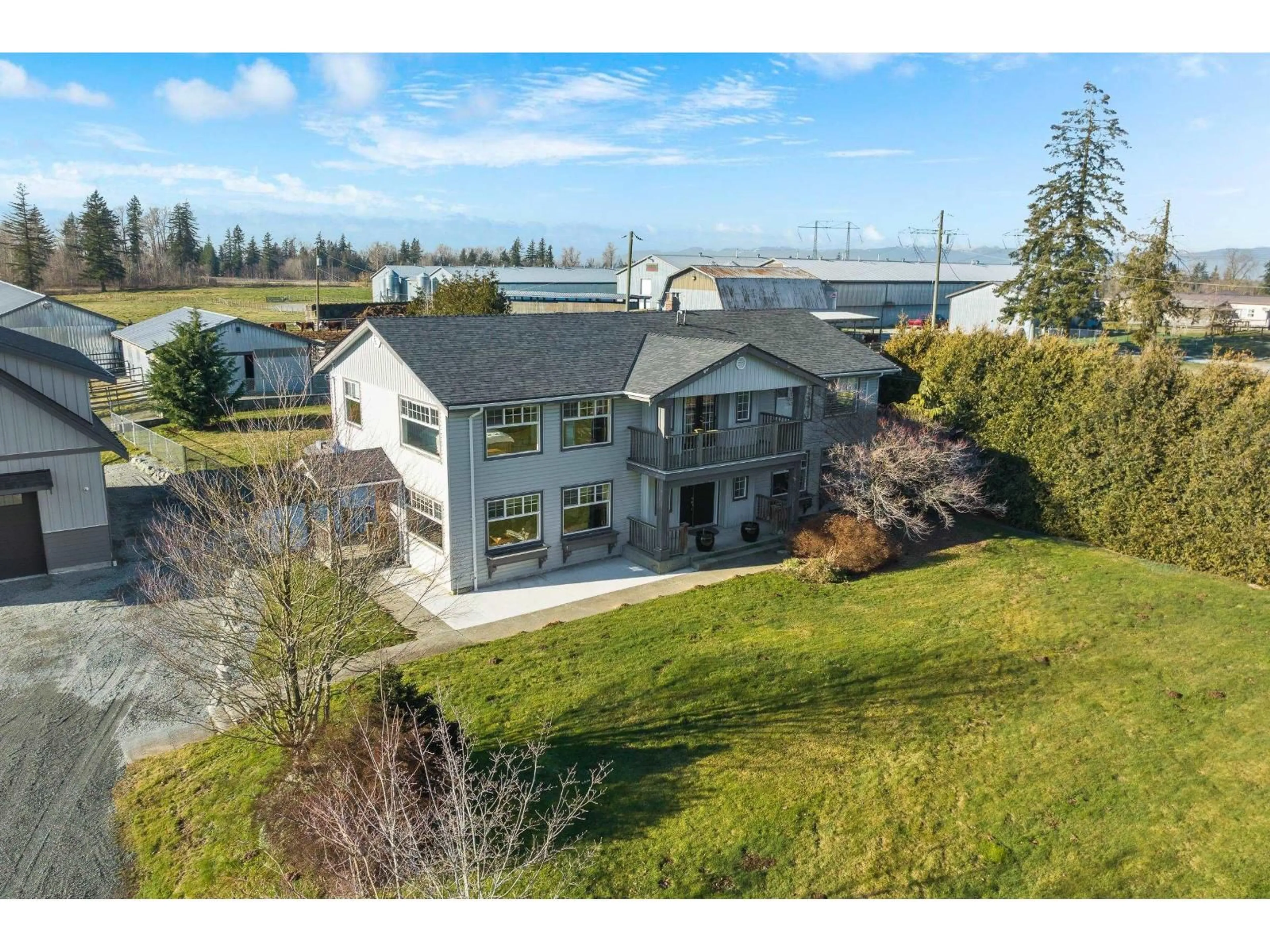 A pic from outside/outdoor area/front of a property/back of a property/a pic from drone, unknown for 2473 240 STREET, Langley British Columbia V2Z3B6
