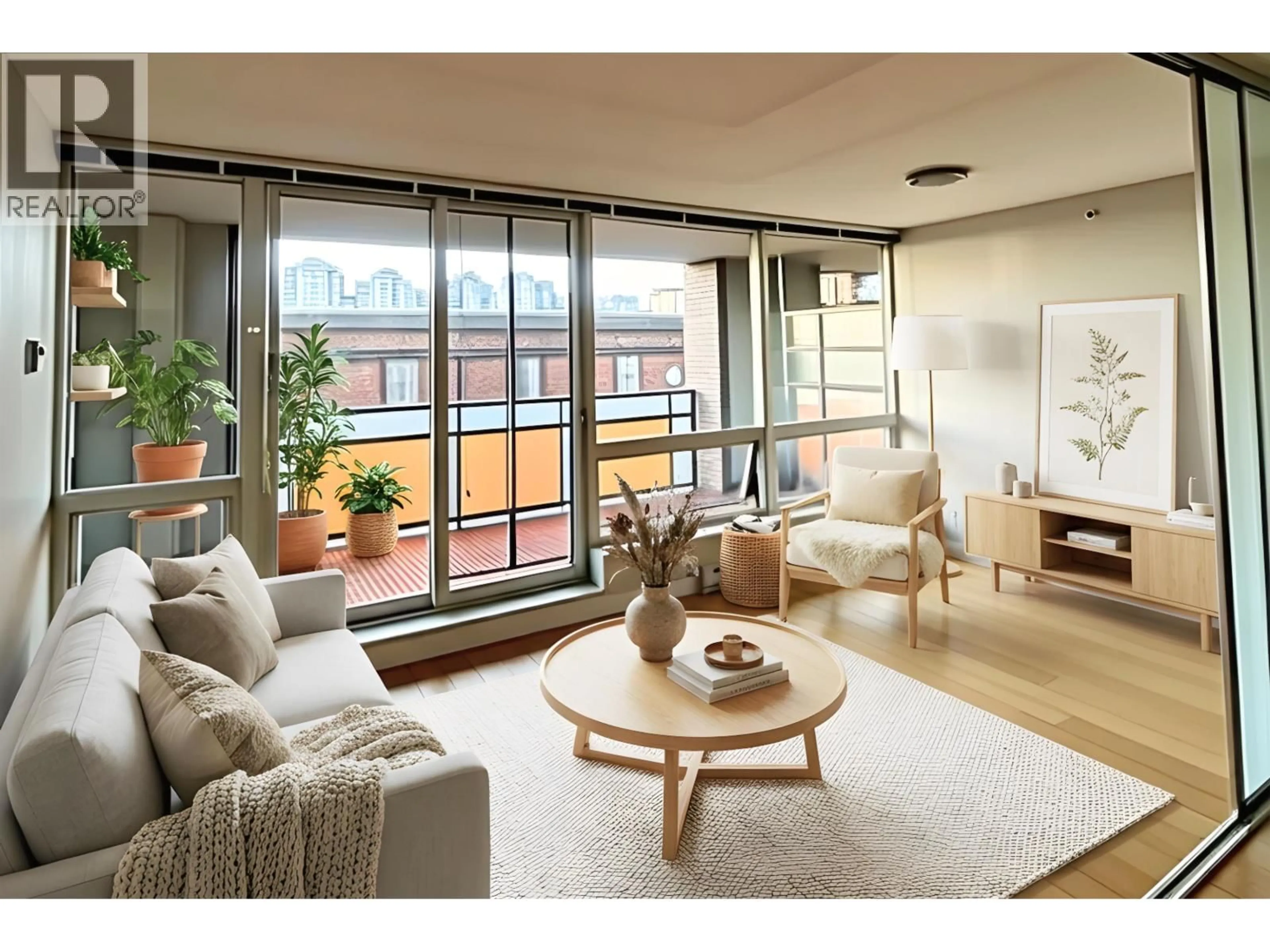 Living room with furniture, unknown for 503 - 718 MAIN STREET, Vancouver British Columbia V6A0B1