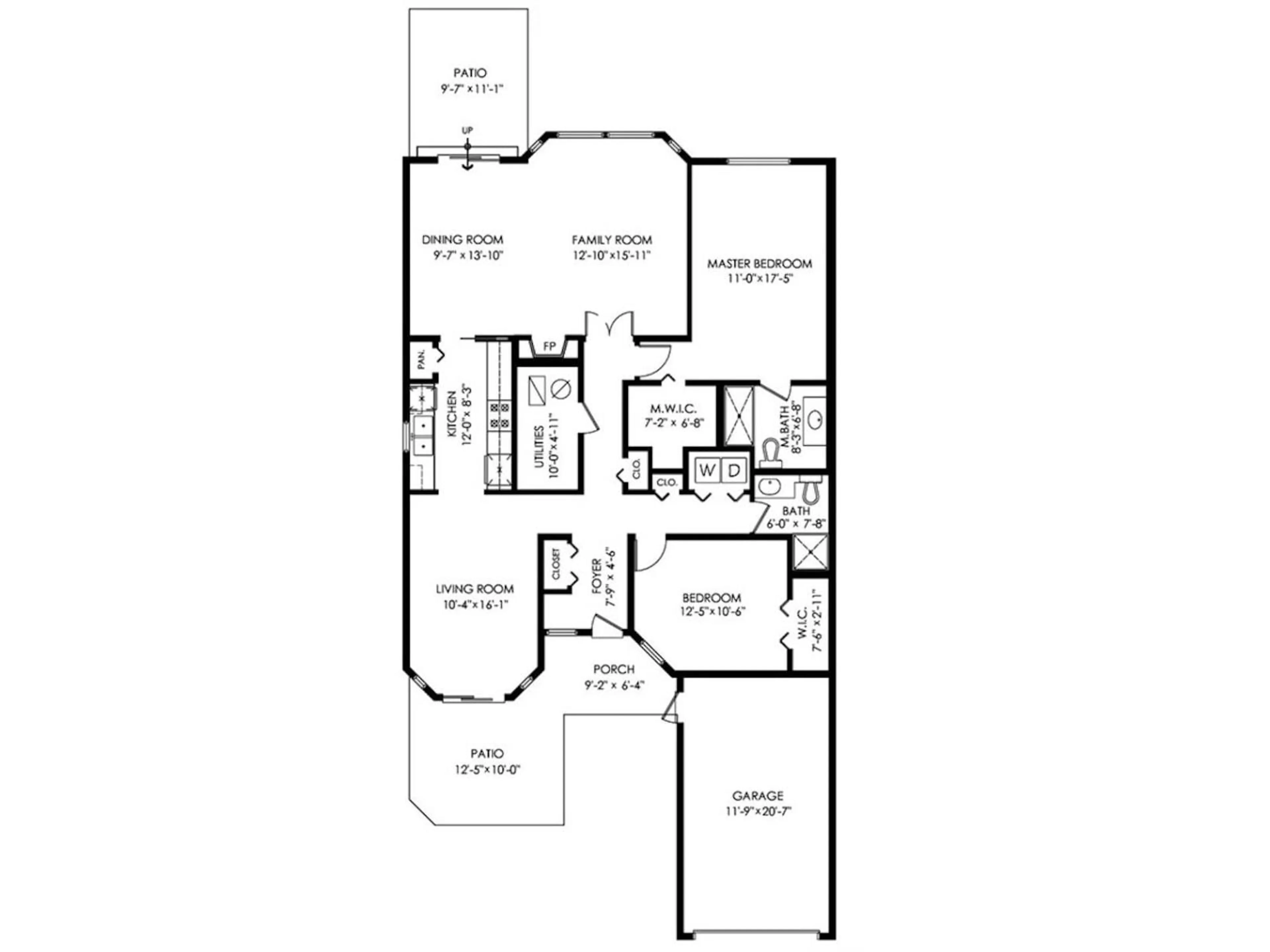 Floor plan for 119 - 2460 156 STREET, Surrey British Columbia V4P1C8