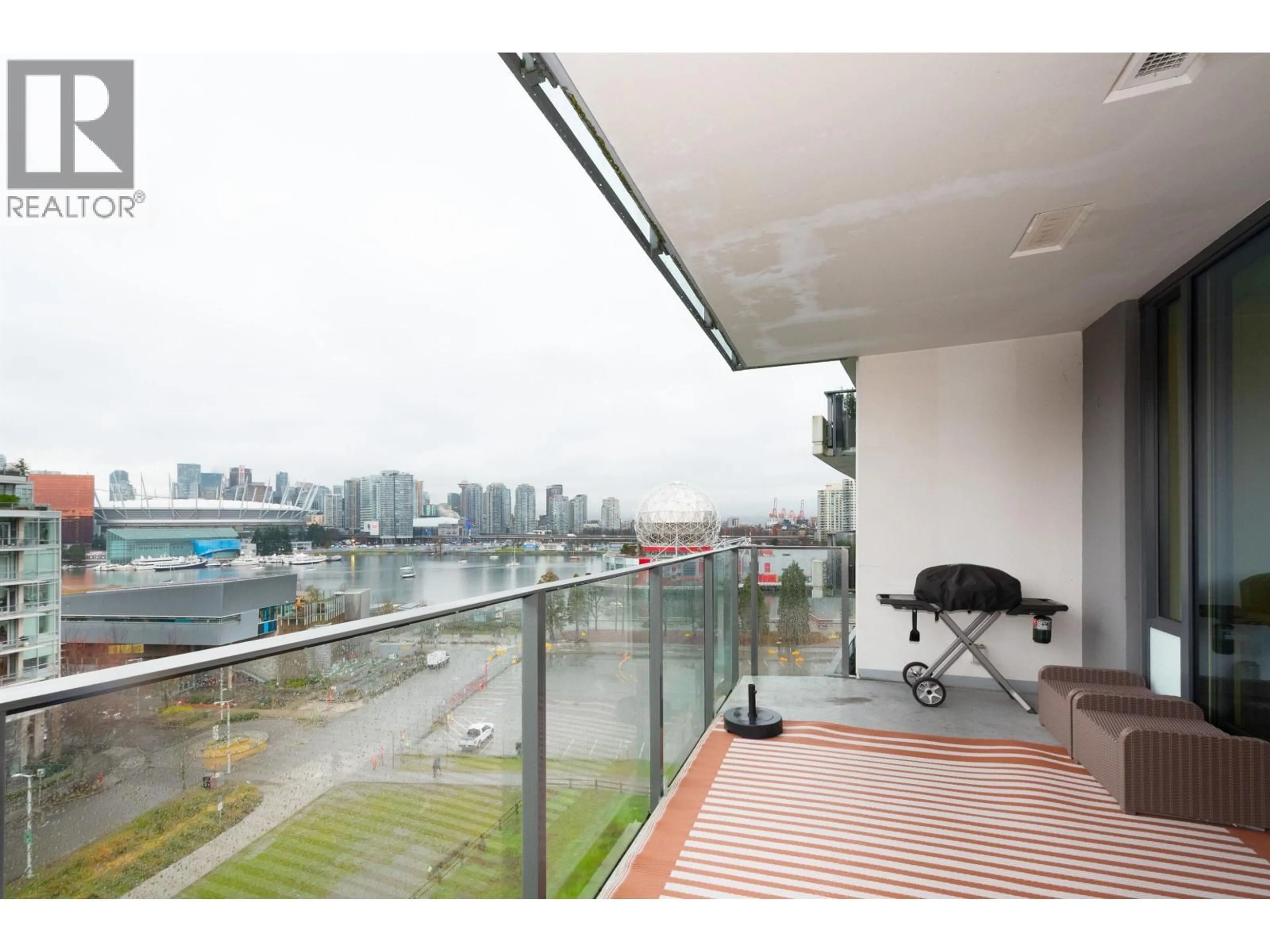 Balcony in the apartment, city buildings view from balcony for 903 - 1678 PULLMAN PORTER STREET, Vancouver British Columbia V6A0H4