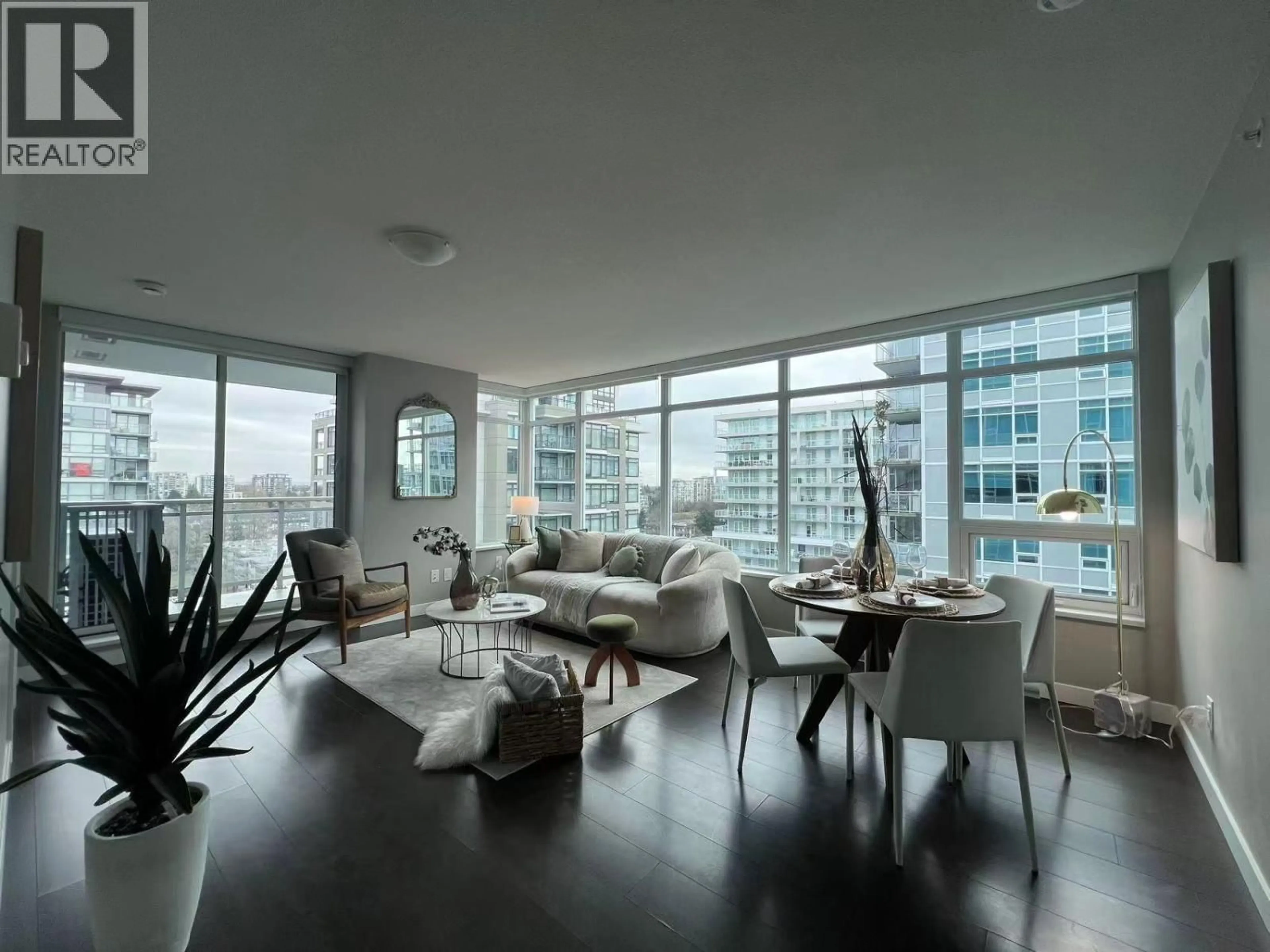 Living room with furniture, unknown for 1210 - 6188 NO. 3 ROAD, Richmond British Columbia V6Y0J3