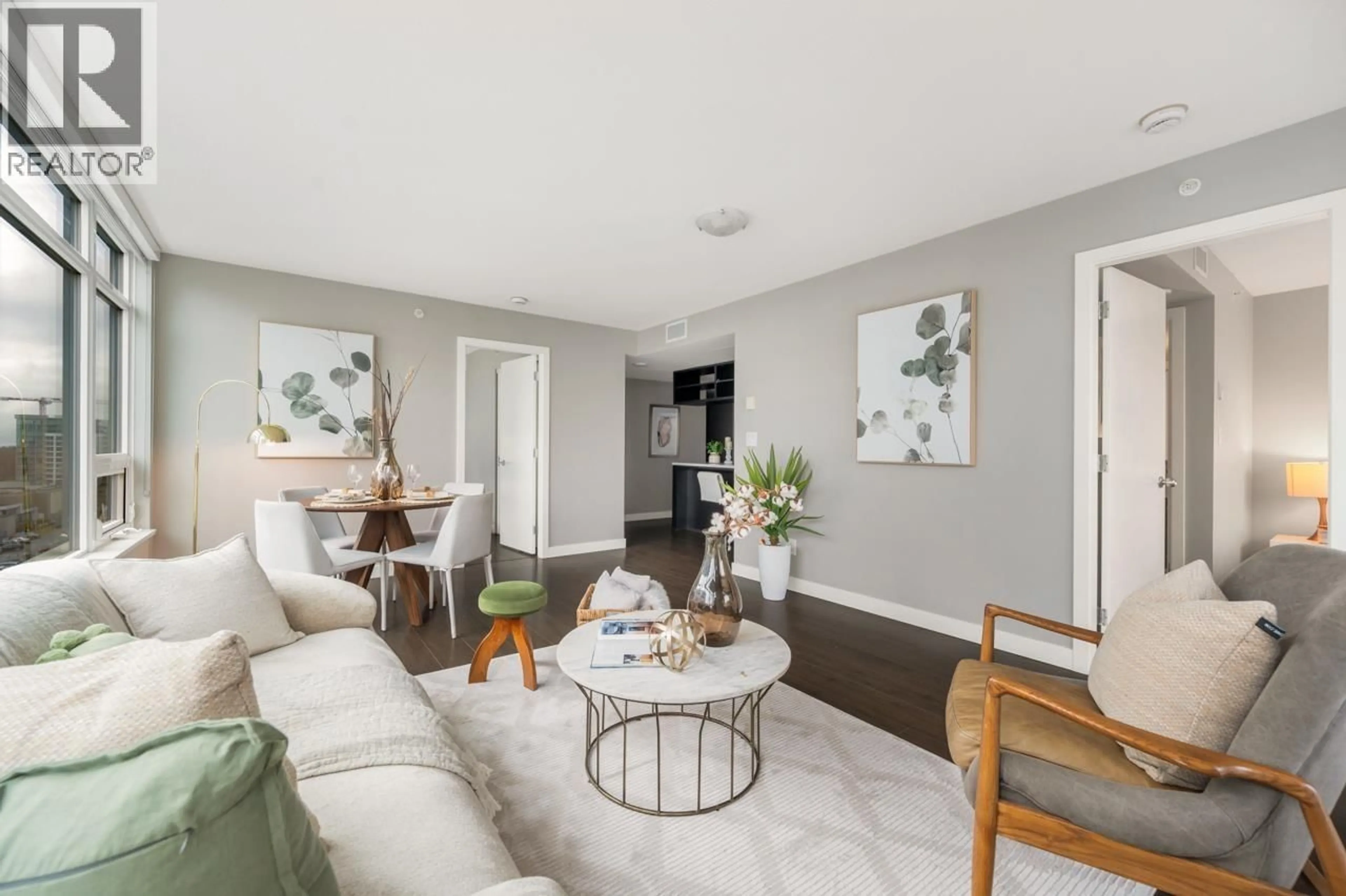 Living room with furniture, unknown for 1210 - 6188 NO. 3 ROAD, Richmond British Columbia V6Y0J3